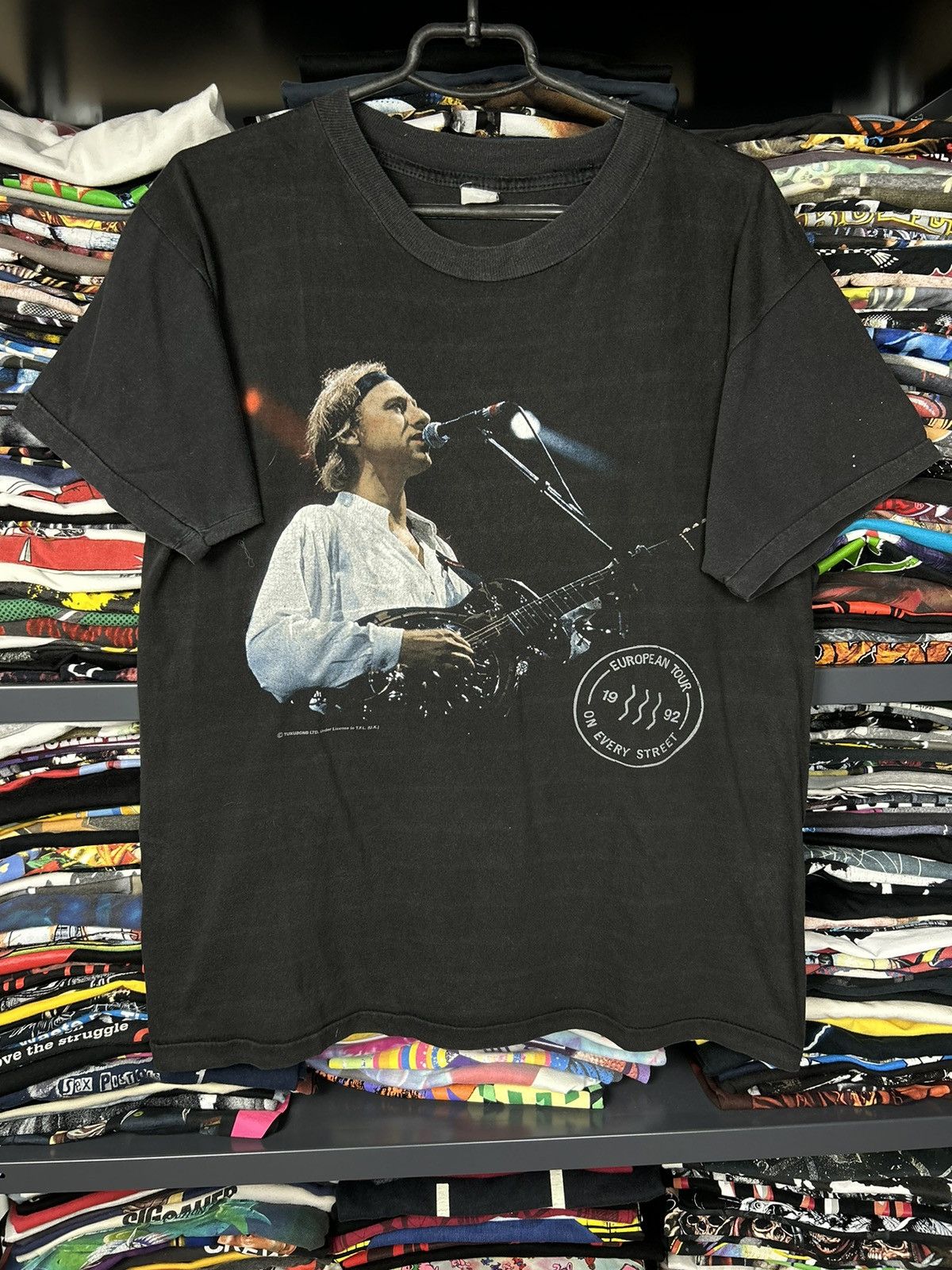 Vintage 90s Dire Straits Tour Tee Single Stitch