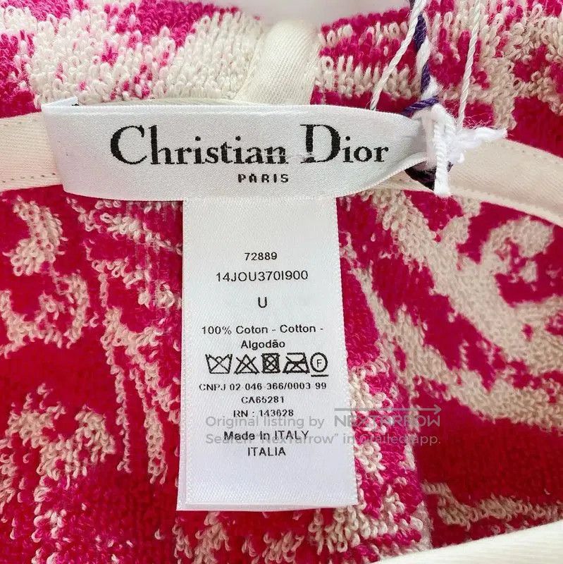 Dior Dior Pink Cotton Logo Knit Women's Sweater . Size XXS / US 00 / IT 34 - 7 Thumbnail