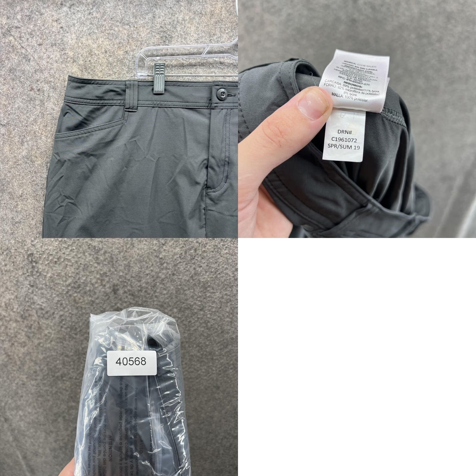 Eddie Bauer VINTAGE? No. (Skip) Eddie Bauer Skirt Womens 16 Gray Stretch Hiking Outdoor Travel Pockets Casual Size 38" / US 16 / IT 52 - 8 Thumbnail