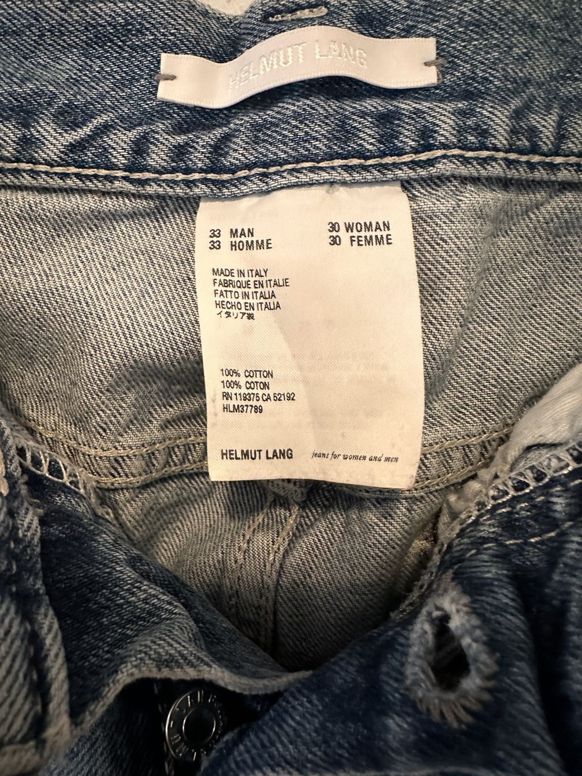 Helmut Lang Helmut Lang Utility Carpenter Denim Size US 33 - 7 Thumbnail
