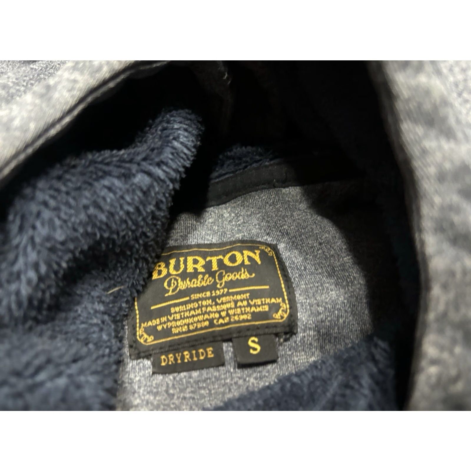 Burton Burton Dryride Hoodie G2 Sweatshirt Pullover S Unisex Adults Regular Gray Knit Polyester Hoodie Pockets Breathable Outdoor Skiing Snowboarding Logo Size US S / EU 44-46 / 1 - 4 Thumbnail