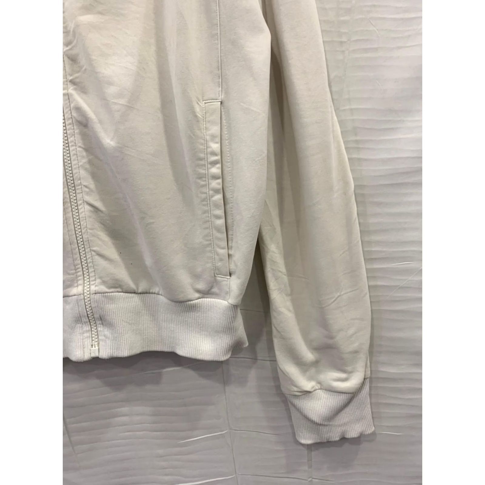 Vintage Bikkembergs Zip-Up Track Jacket Men’s M White Full Zip Ribbed Collar Sports Vintage? Size US M / EU 48-50 / 2 - 8 Thumbnail