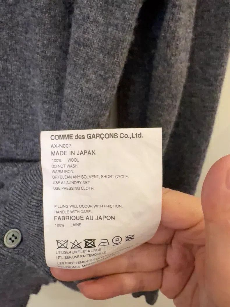 Comme des Garcons Comme Des Garcons Red Heart Knit Cardigan Size M / US 6-8 / IT 42-44 - 5 Thumbnail