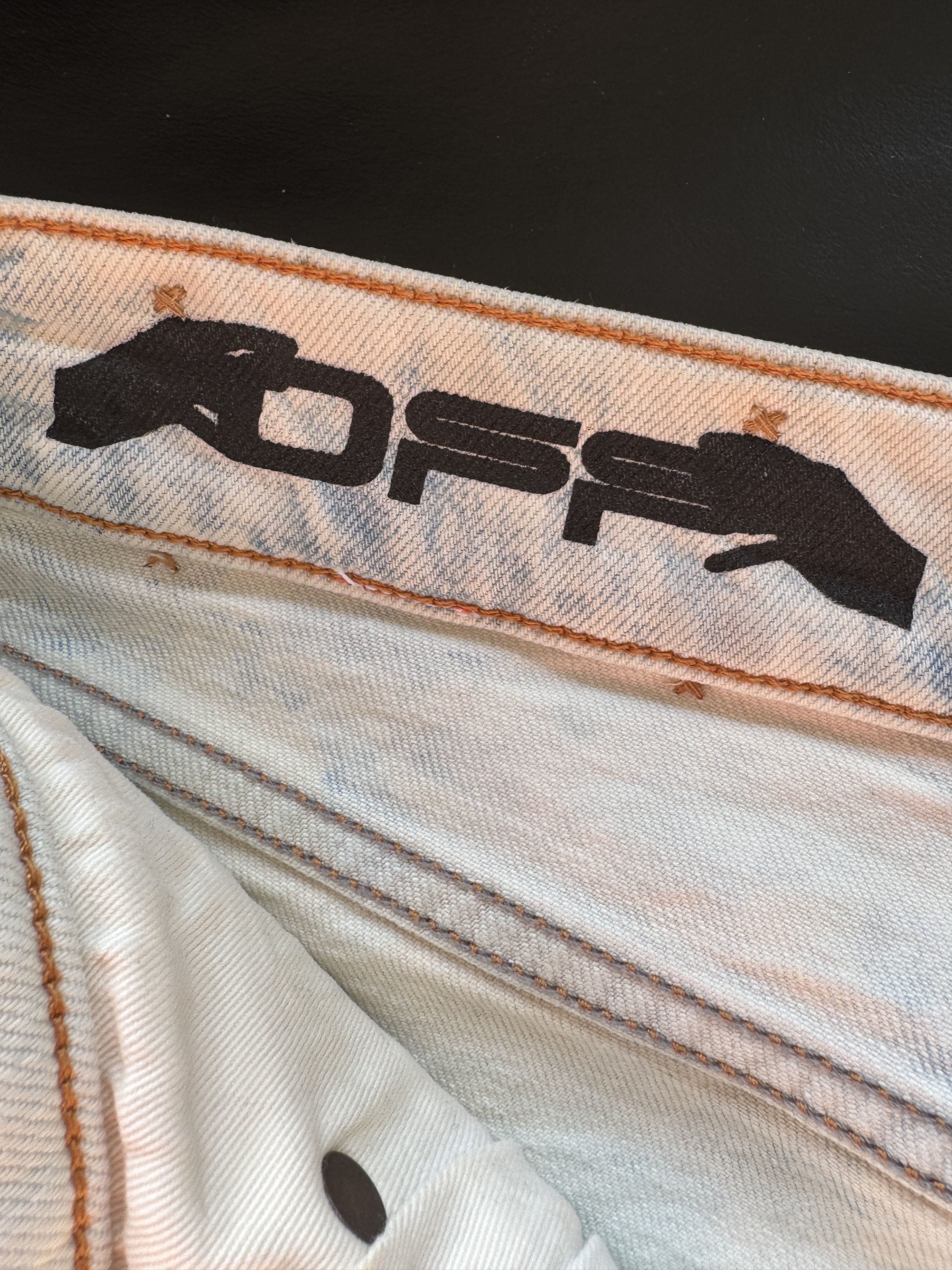 Off-White Flared fence-print jeans Size US 34 / EU 50 - 18 Thumbnail