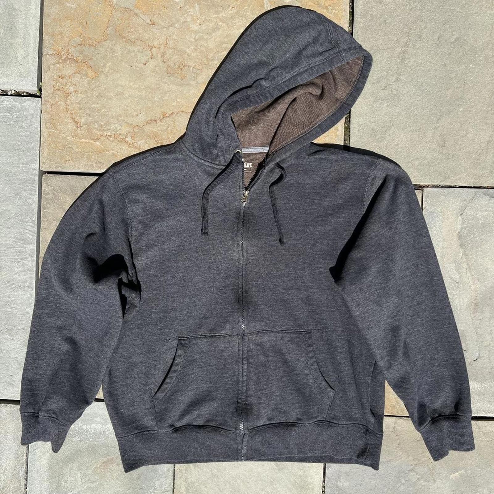 Other Dark Grey Heather Zip Hoodie Size US L / EU 52-54 / 3 - 1 Thumbnail