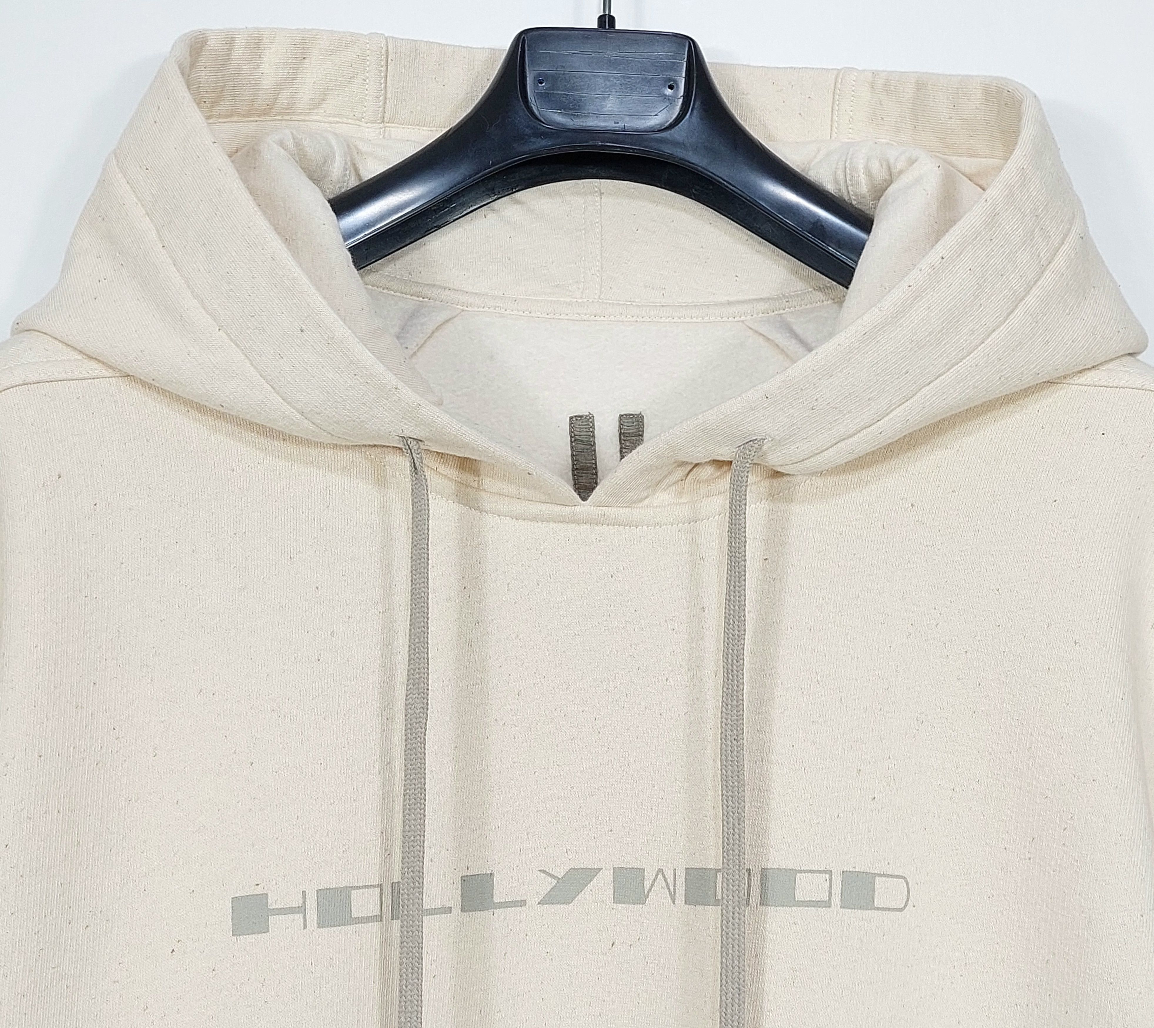 Rick Owens Drkshdw peter 'hollywood' hoodie - natural / pearl XXL Size US XXL / EU 58 / 5 - 2 Thumbnail