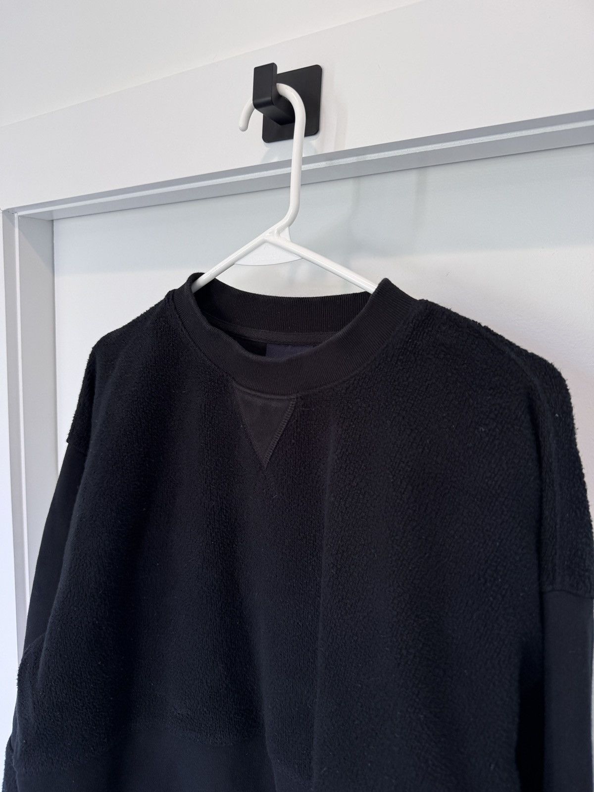 Kith Kith Reverse Paneled Fleece Crewneck Sweatshirt Black Size M Size US M / EU 48-50 / 2 - 5 Thumbnail