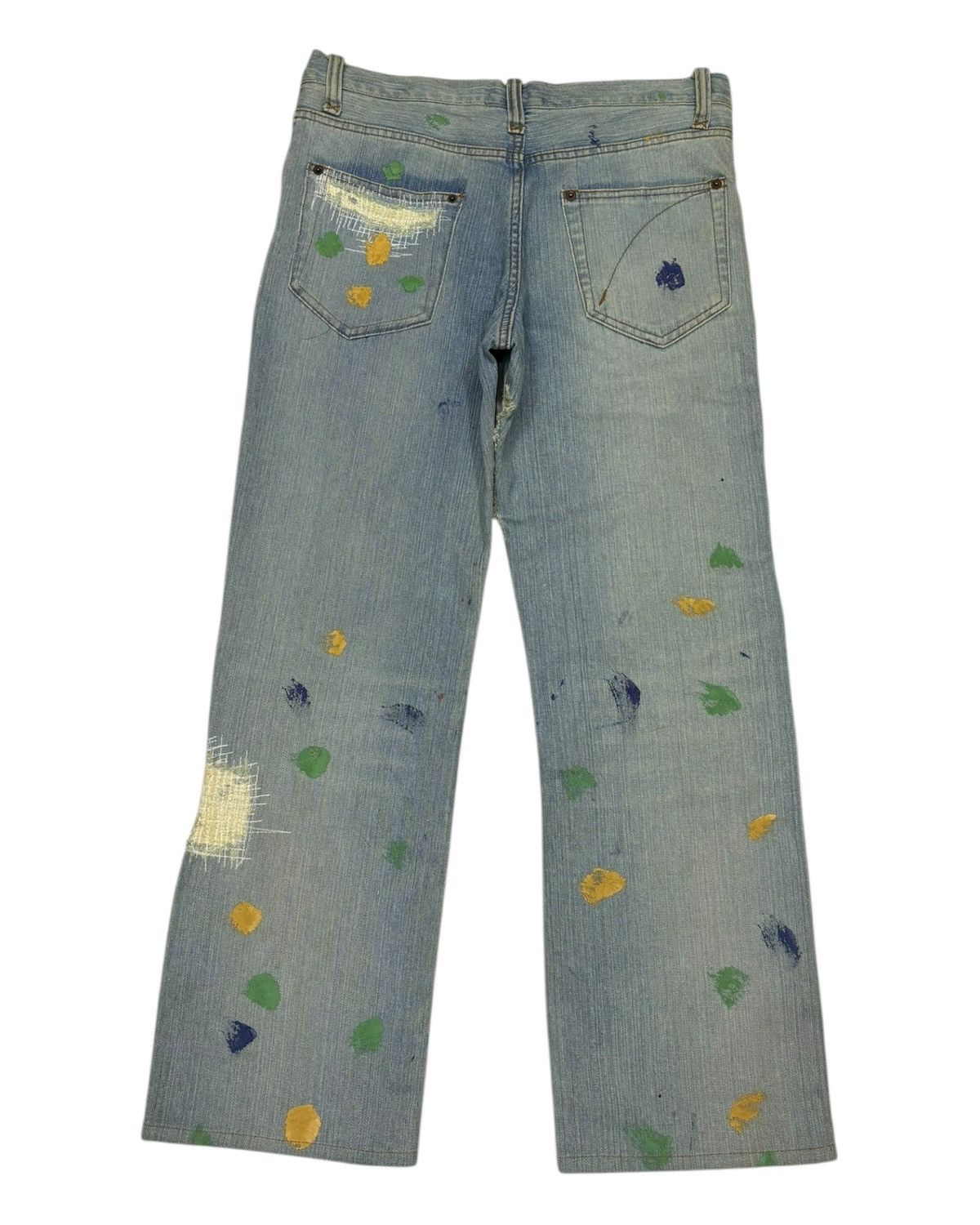 If Six Was Nine × Japanese Brand × Kapital Vintage Exhibitionist Patchwork Boro Sashiko Distress Denim Size US 32 / EU 48 - 9 Thumbnail