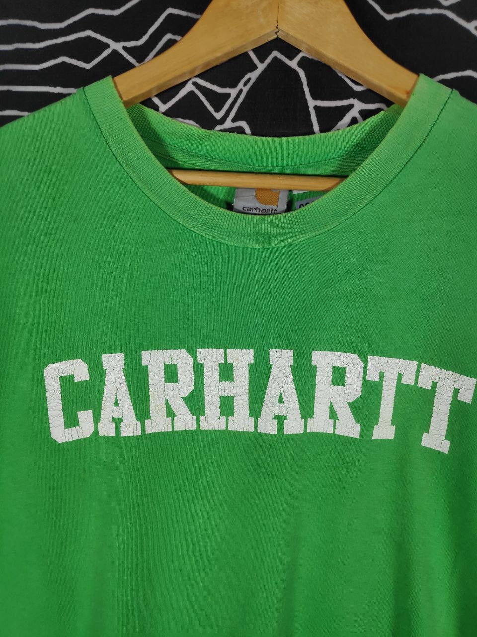 Carhartt × Vintage Vtg Carhatt Spell Out Logo OG Streetwear Tee Size L Size US L / EU 52-54 / 3 - 4 Thumbnail