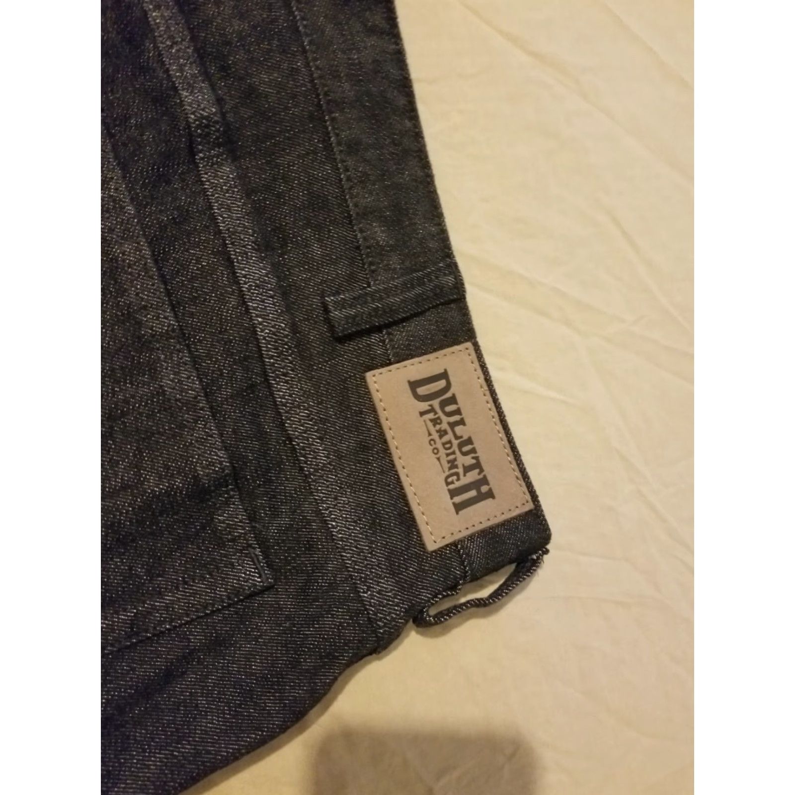 Denime Duluth Trading Jeans Mens 42x32 Black Relaxed Straight Denim Pants Size US 42 / EU 58 - 3 Thumbnail