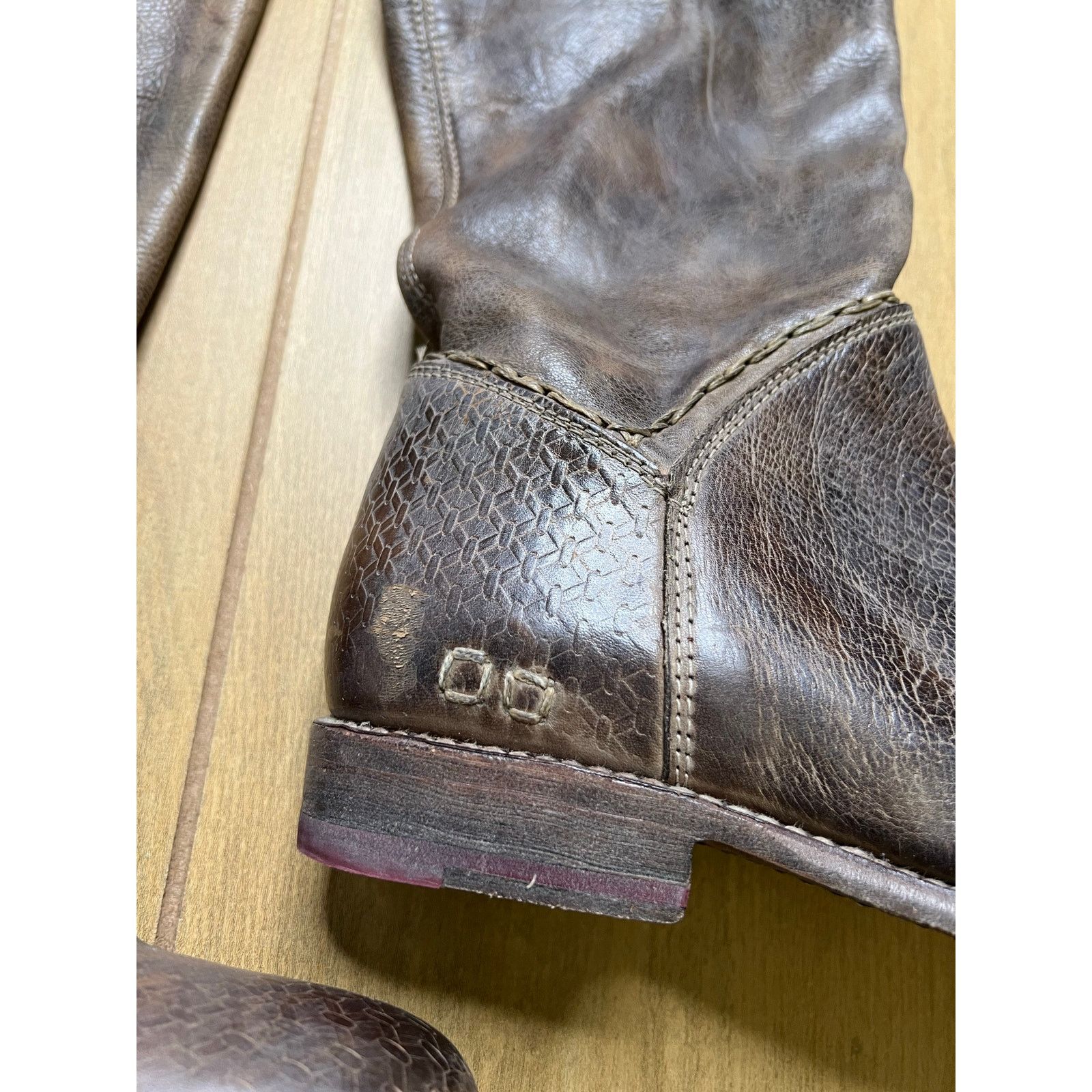 Bed Stu BED STU Brown Lux Women Sz 8 Manchester Distress Leather Size US 8 / IT 38 - 10 Thumbnail