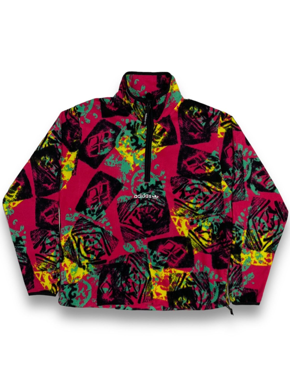 Adidas Adidas Adventure Archive All-Over Graphic Fleece Sweatshirt Size US M / EU 48-50 / 2 - 1 Thumbnail