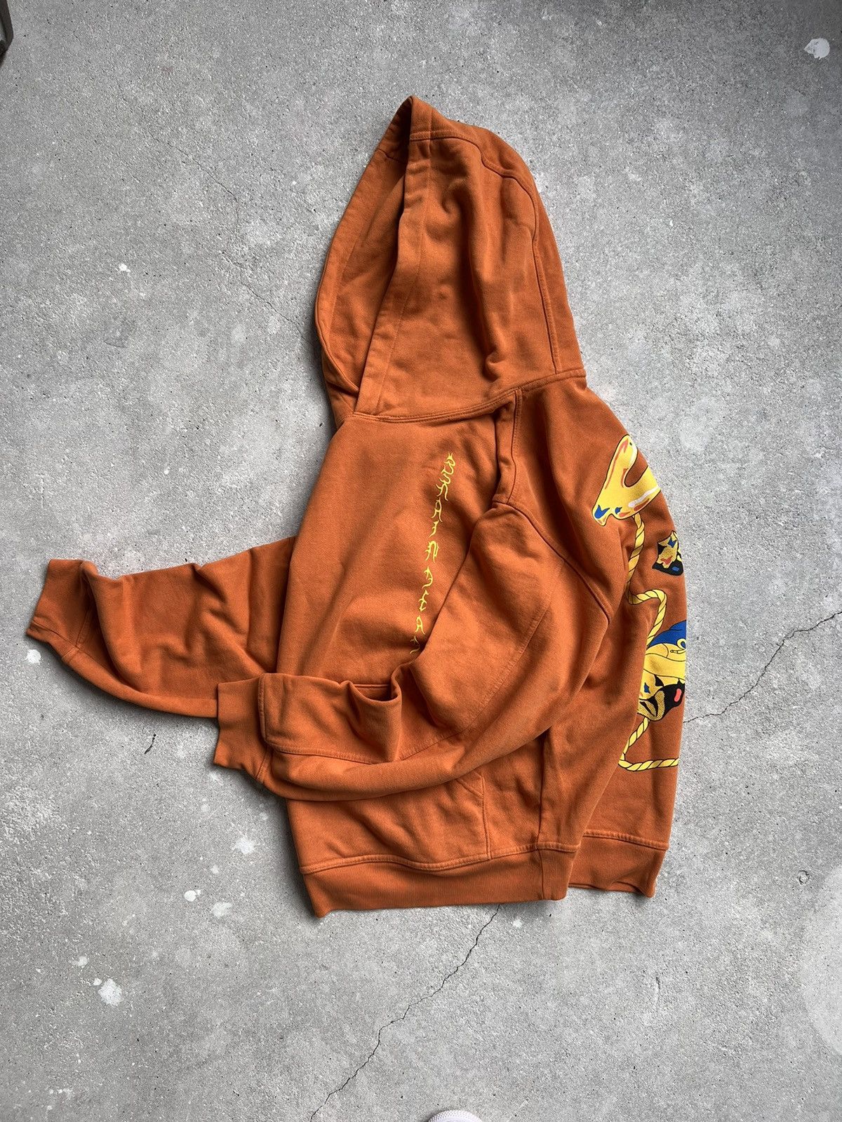 Brain Dead Brain Dead Orange Hoodie Oversized Size US S / EU 44-46 / 1 - 2 Thumbnail
