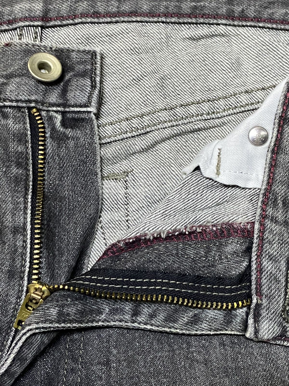 Japanese Brand Vtg Japanese Brand Paint Splatter Fade Wash Distressed Jeans Size US 32 / EU 48 - 12 Thumbnail