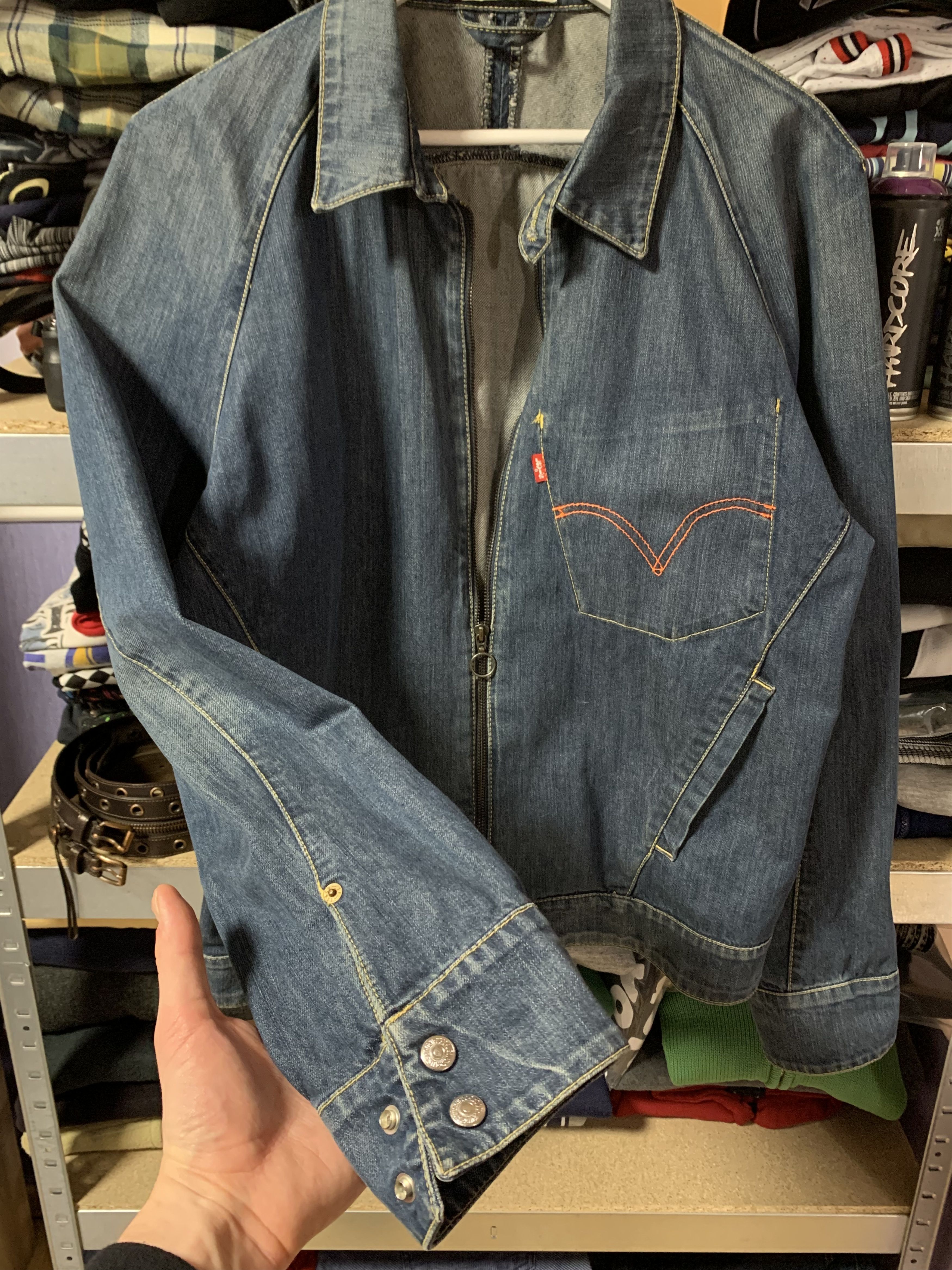 Levi's Vintage Clothing Vintage Levi's Engineered Jeans Denim Jacket Size US L / EU 52-54 / 3 - 8 Thumbnail