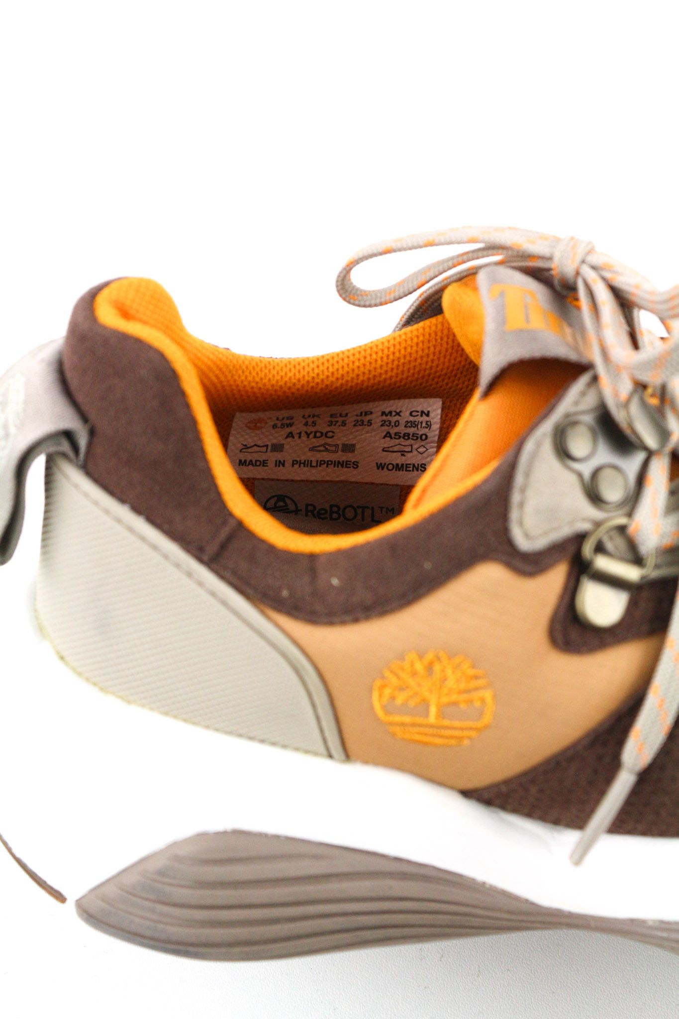 Timberland A1YDC-A5850 EU37.5/38 Brown Textile Trainers 80581 Size US 7.5 / IT 37.5 - 11 Thumbnail
