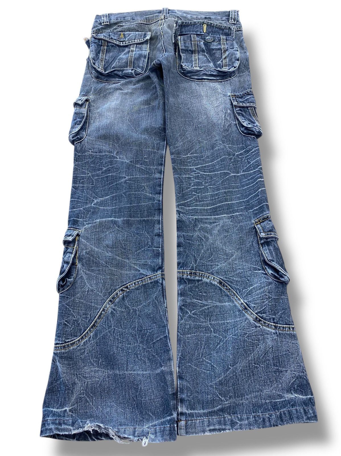 LOWBOX Lowbox Blue Cargo Denim Unique Design and Multiple Pockets Size US 30 / EU 46 - 3 Thumbnail