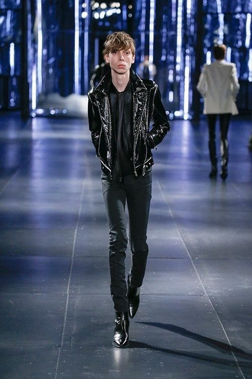 Saint Laurent Paris SAINT LAURENT HEDI 15AW Leopard Patents Double Riders Jacket Size US M / EU 48-50 / 2 - 2 Thumbnail