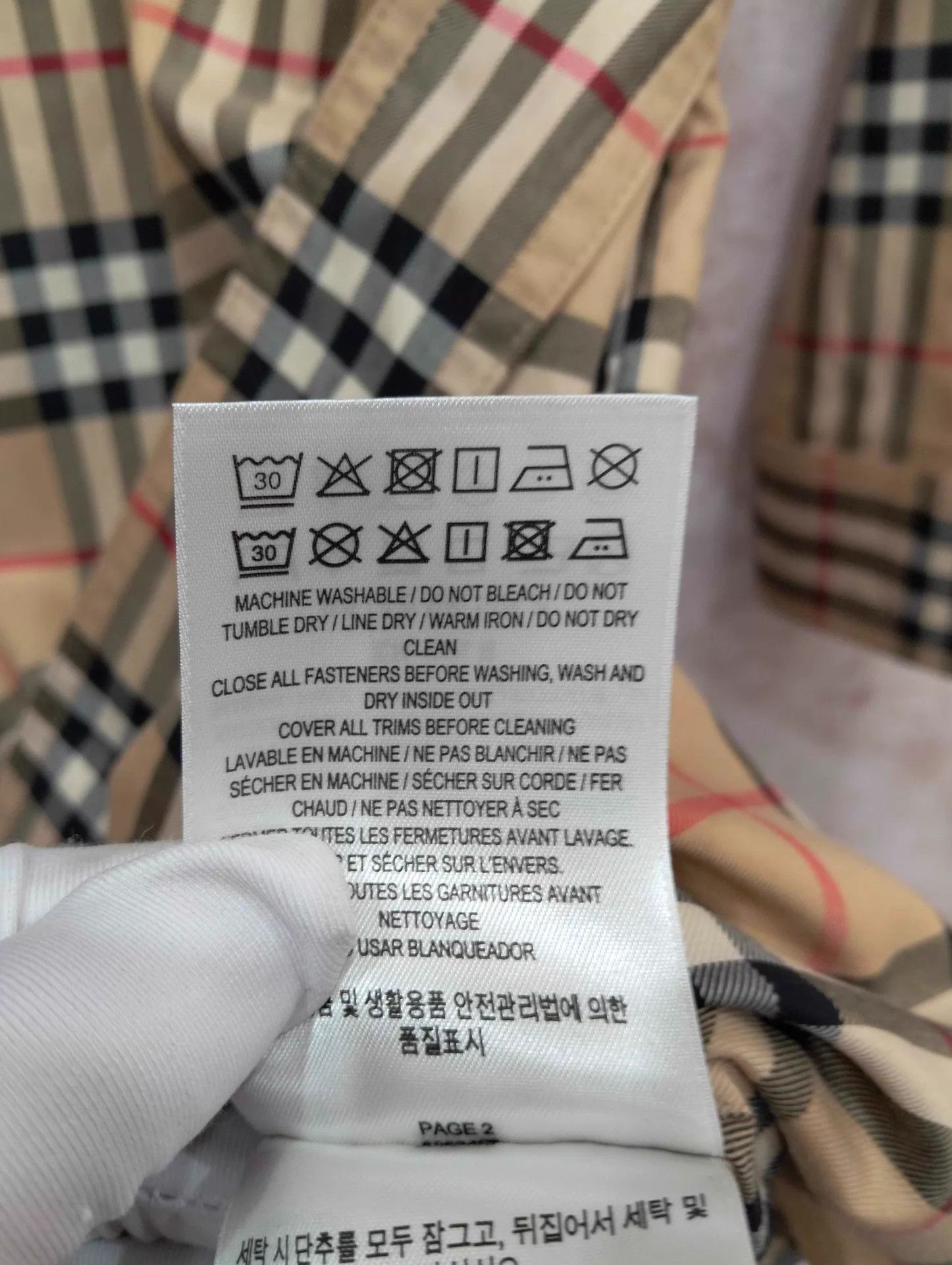Burberry Burberry Check Long Sleeve Dress UK4 95 New Size XS / US 0-2 / IT 36-38 - 6 Thumbnail