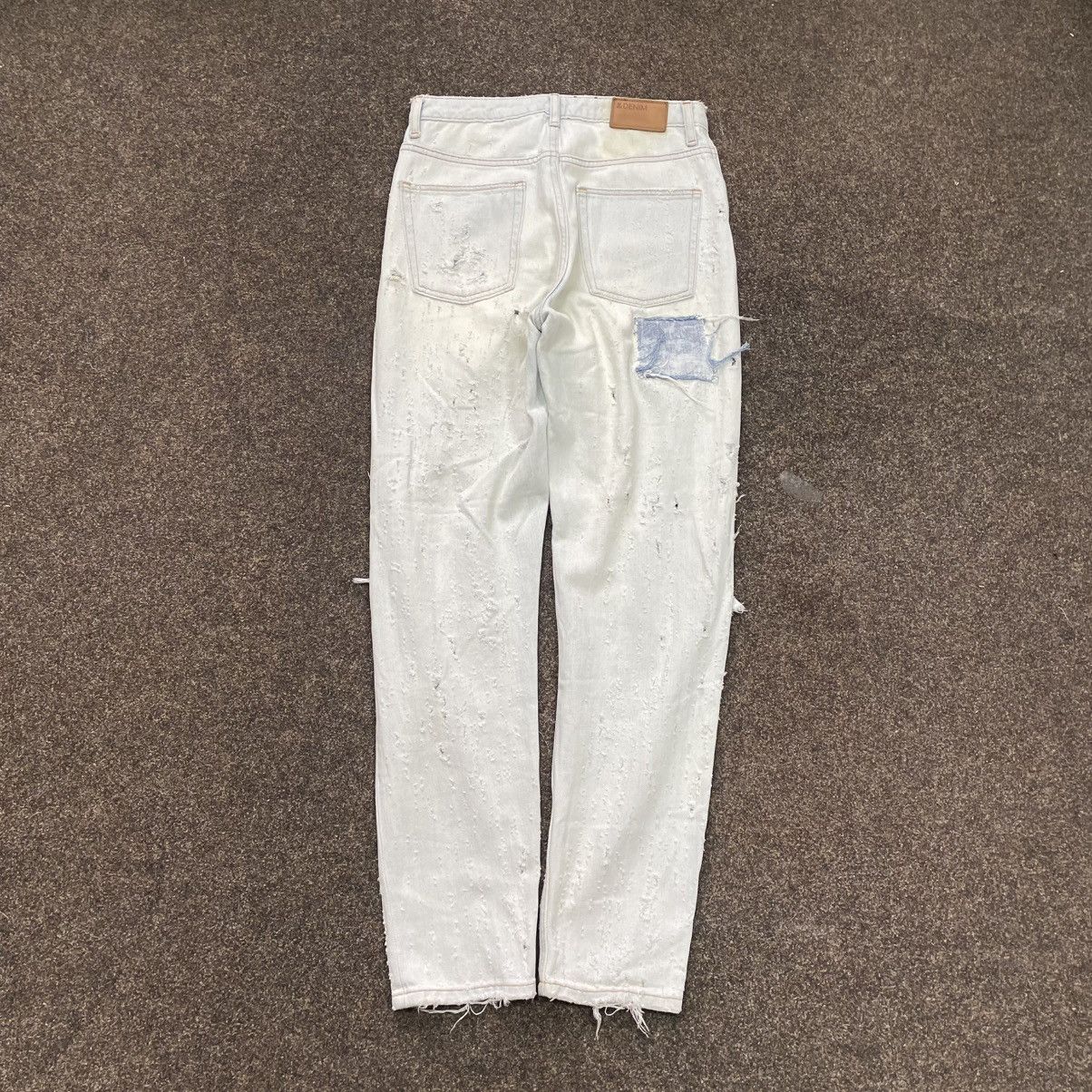 Vintage Vintage Y2K Baggy Distressed Jeans Thrashed Skate Aesthetic Size 34" / US 12 / IT 48 - 2 Thumbnail