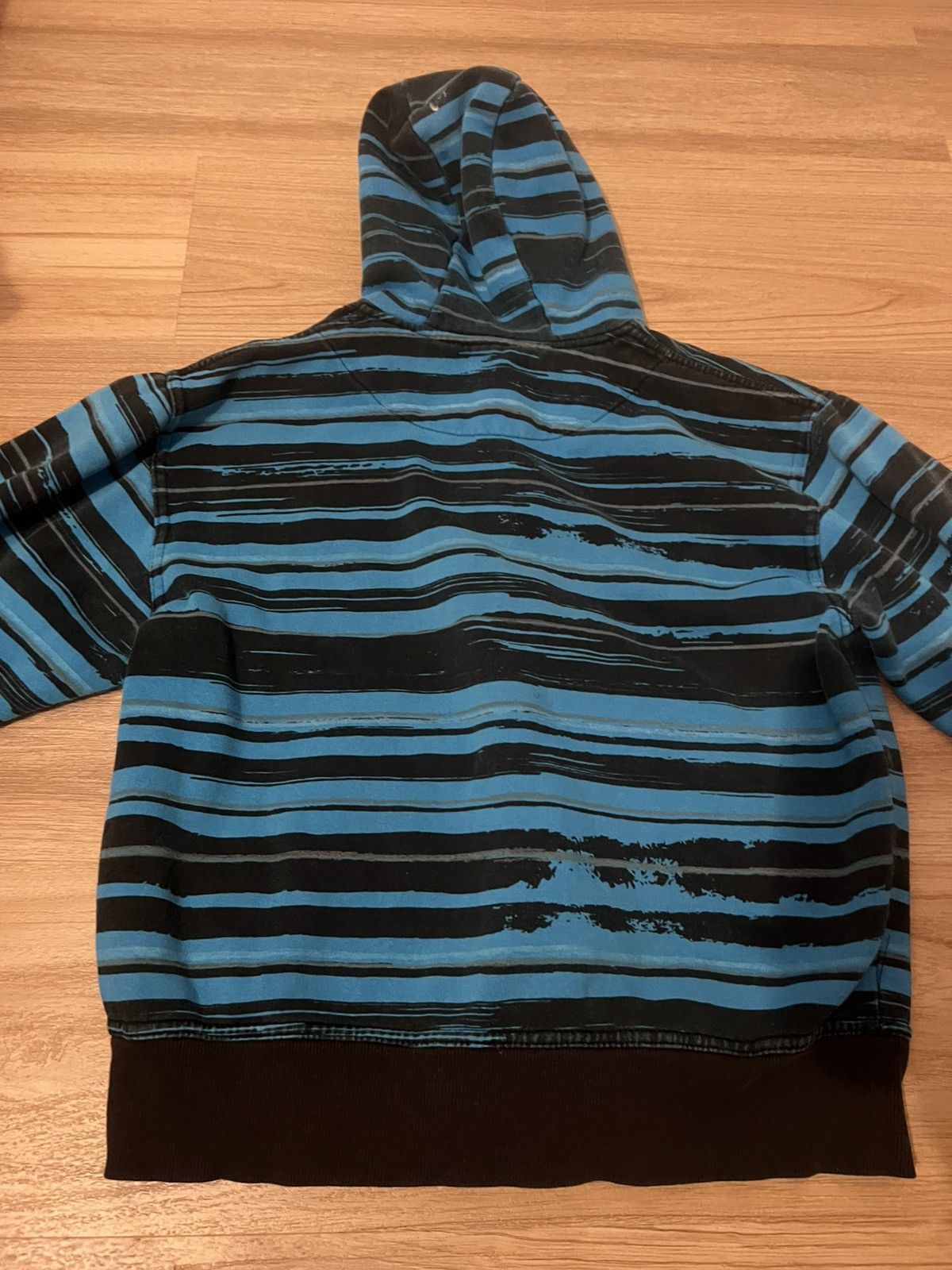 Other Vintage West Forty Nine blue & black stripped zip-up hoodie Size XS / US 0-2 / IT 36-38 - 2 Thumbnail
