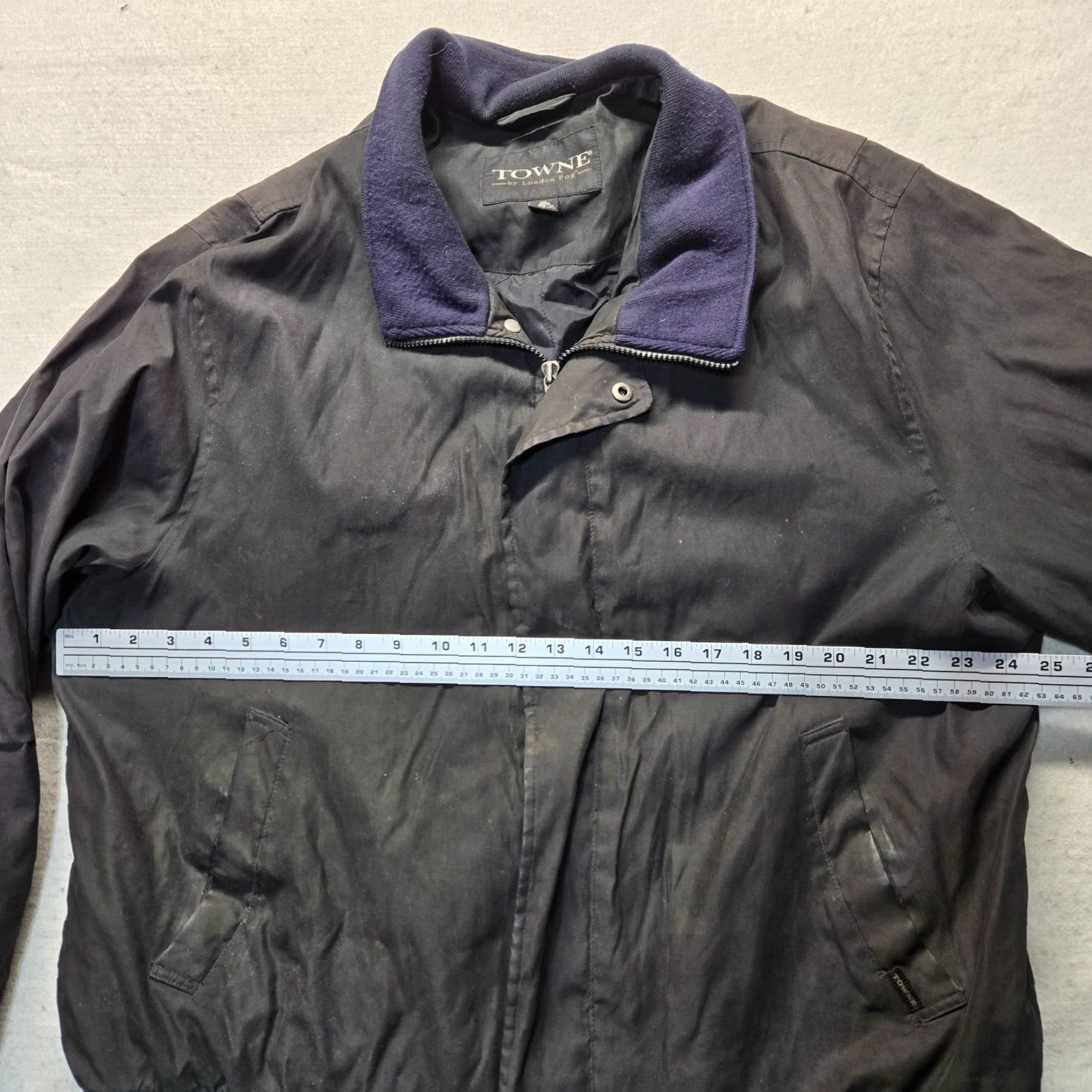 London Fog London Fog Coat Jacket Towne Dark Gray Long Sleeve Snap Zip Up Adult Men's XL Size US XL / EU 56 / 4 - 4 Thumbnail