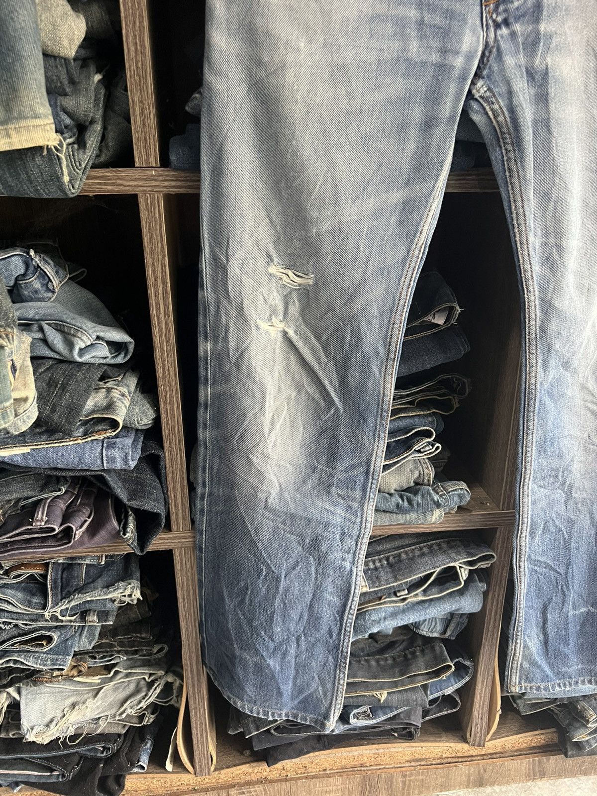 Diesel 🔥Vintage Diesel Safado Distressed Denim Size US 32 / EU 48 - 4 Thumbnail