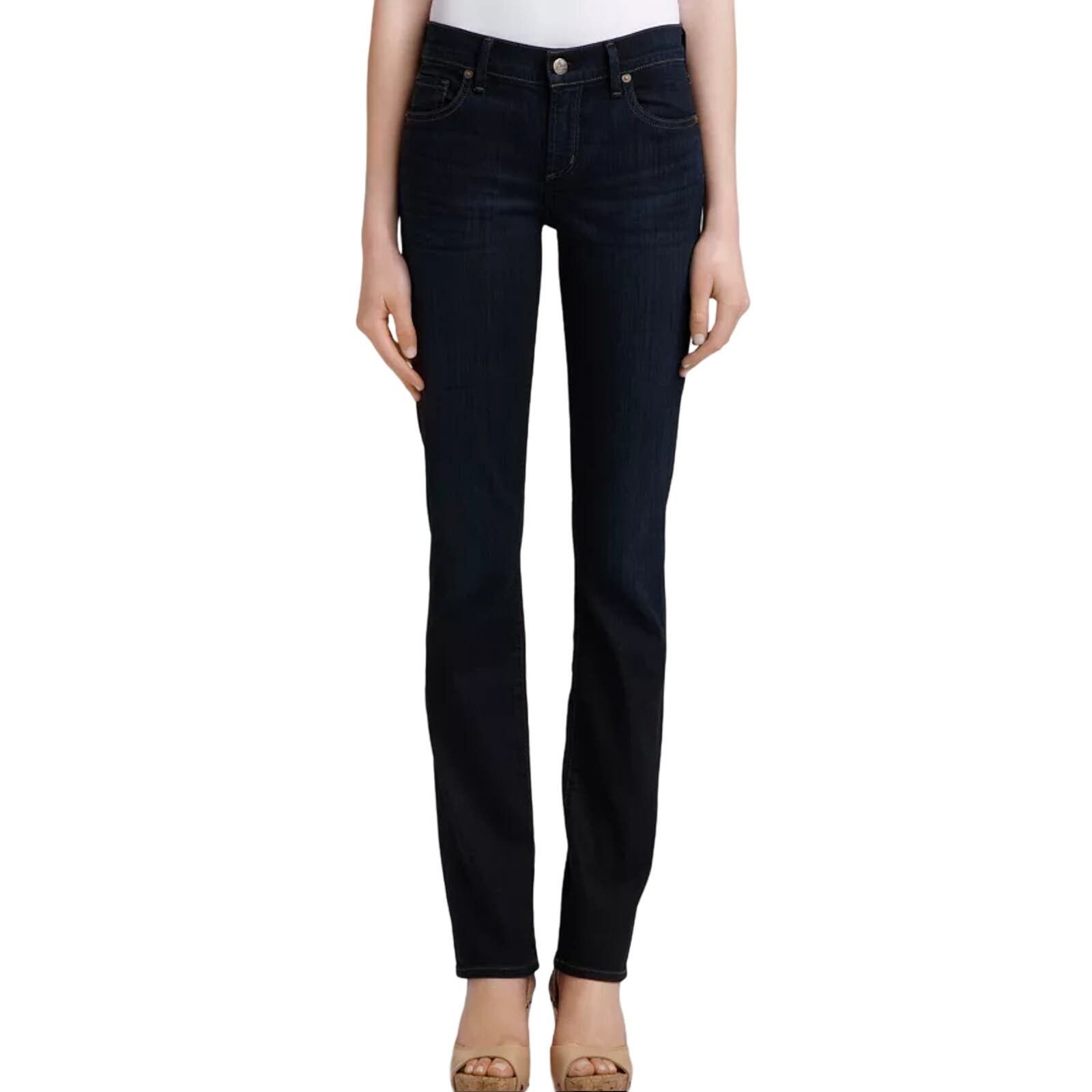 image of Citizens Of Humanity Ava Low Rise Straight Leg NWT $218 in Blue, Women's (Size 32)