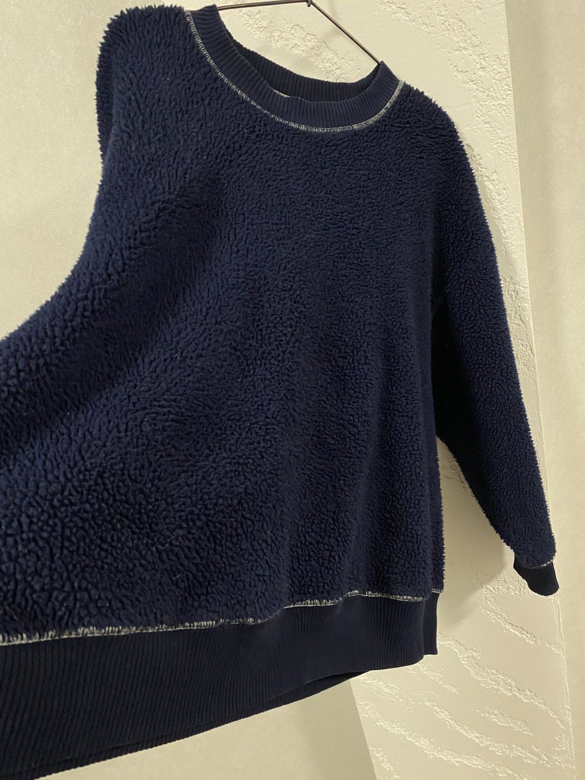 Japanese Brand Uniqlo JW Anderson Unisex Boa Fleece Oversized Sweatshirt Size US L / EU 52-54 / 3 - 4 Thumbnail