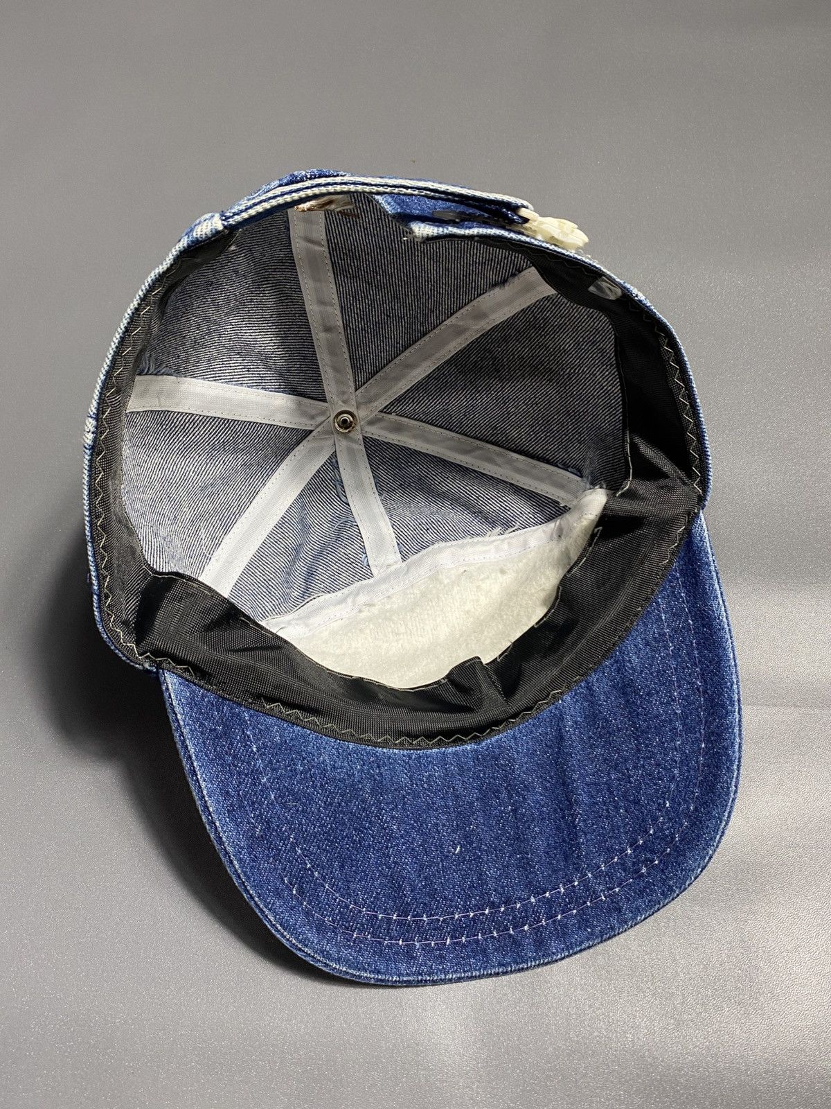 Vintage Vintage DOHC Racing Denim Hat Size ONE SIZE - 7 Thumbnail