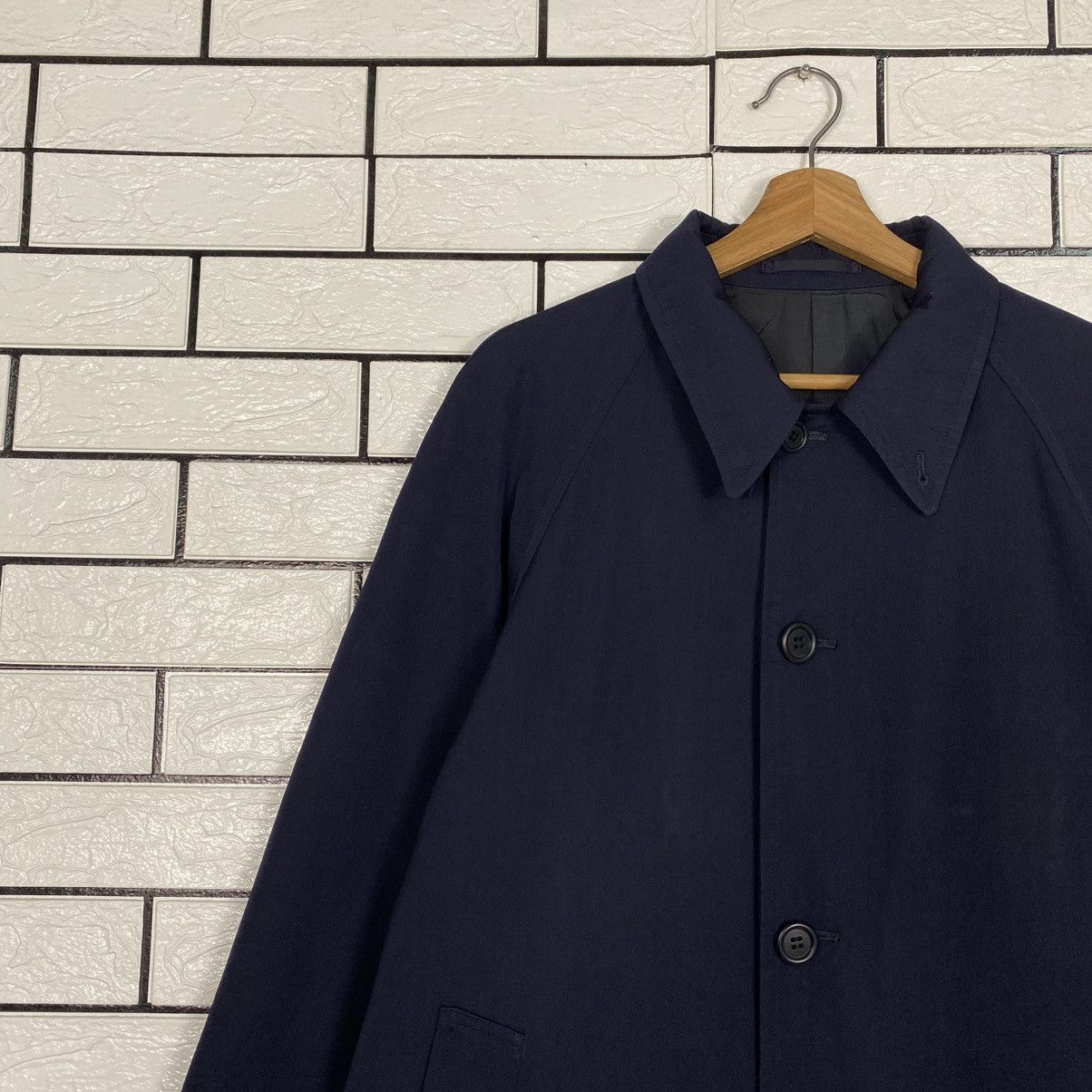 Yohji Yamamoto 🔥VINTAGE LONG JACKET FLY BUTTON LQ Y’S FOR MEN Size US M / EU 48-50 / 2 - 8 Thumbnail
