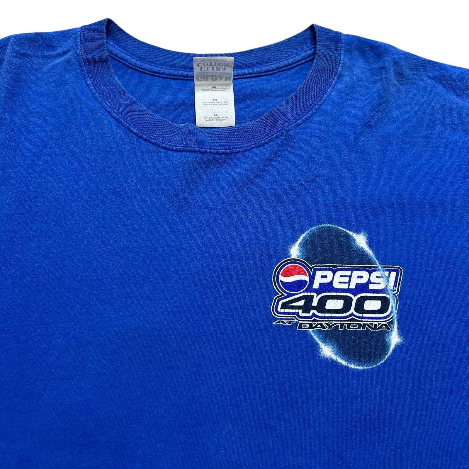 Gildan Vintage Pepsi 400 NASCAR T-Shirt Men’s XL Blue Daytona Y2K Size US XL / EU 56 / 4 - 4 Thumbnail