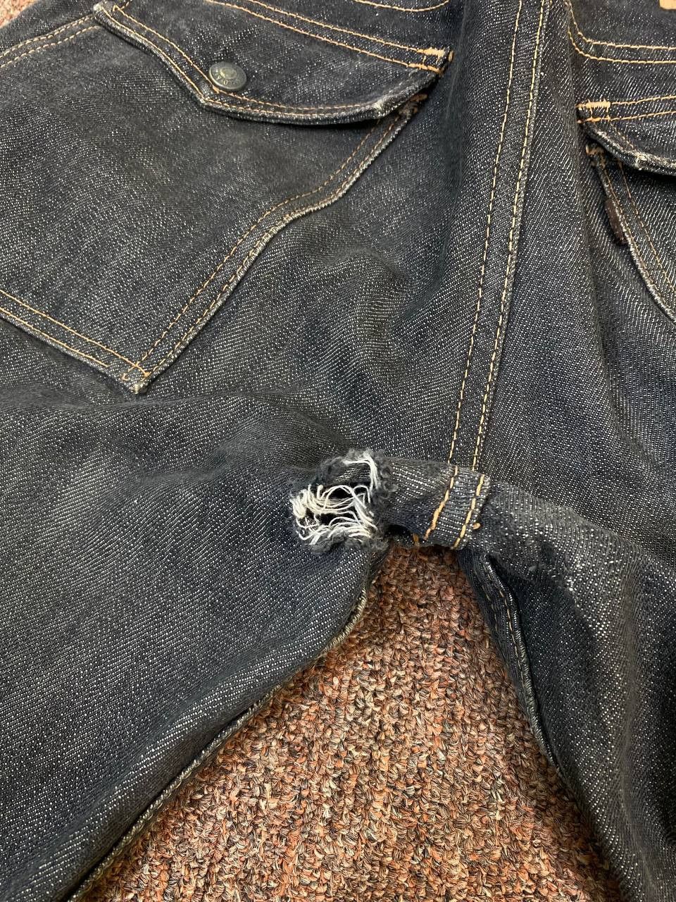 vintage joe mccoy bushpants distressed denim nice design