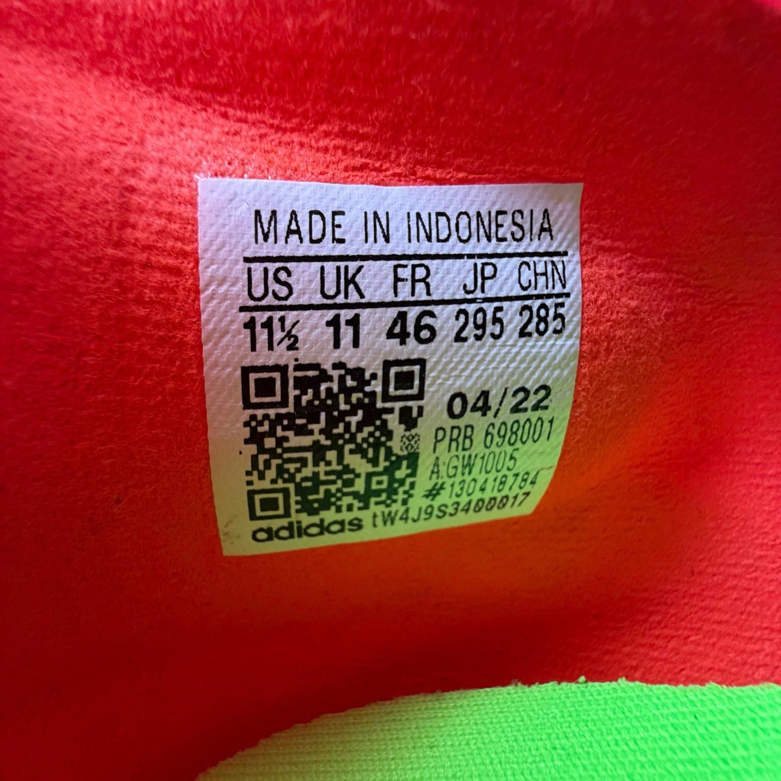 Adidas Adidas Predator Edge.3 FG Soccer Cleats Neon Green Red Size ONE SIZE - 5 Thumbnail