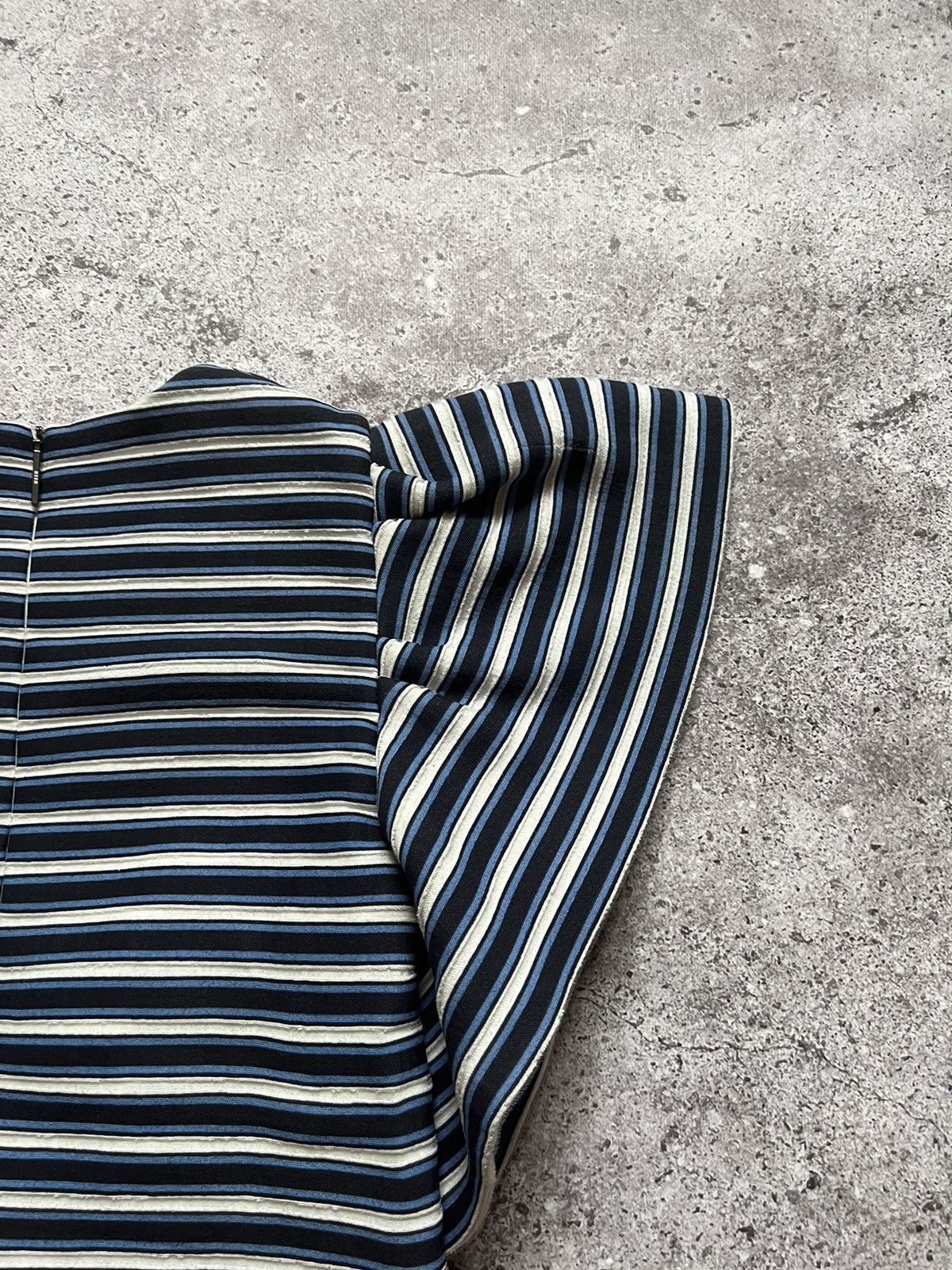 MSGM MSGM Milano Striped Ruffle Short Sleeve Top Size M / US 6-8 / IT 42-44 - 17 Thumbnail
