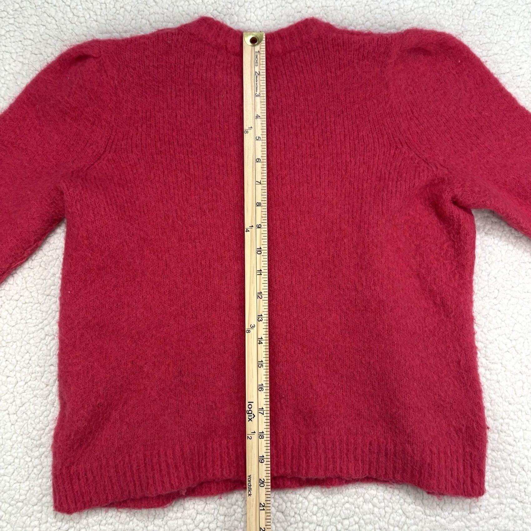 Boden Boden Pink Knit Sweater Wool Mohair Blend Button Shoulder Jumper Barbie Size S Women Pullover Crew Neck Long Sleeve Size S / US 4 / IT 40 - 7 Thumbnail