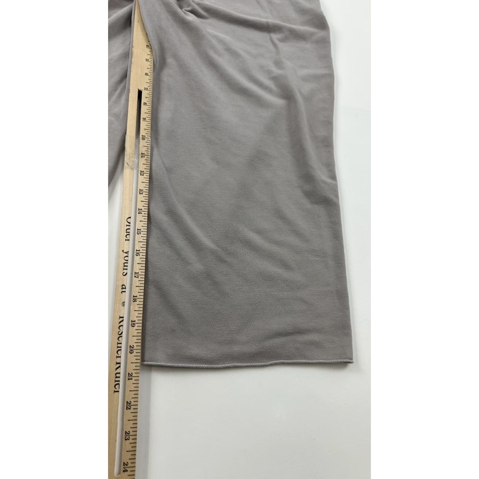 Nike Nike Pants Yoga Luxe Women S Small Gray Cropped Pull On Size 28" / US 6 / IT 42 - 6 Thumbnail