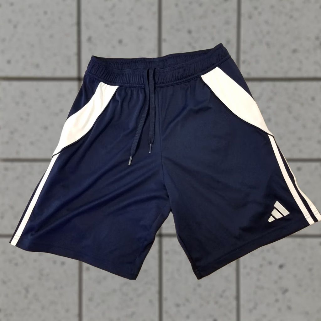 Adidas Mens adidas Medium Medium Navy Blue Athletic Shorts Gym Workout Size US 31 - 1 Thumbnail