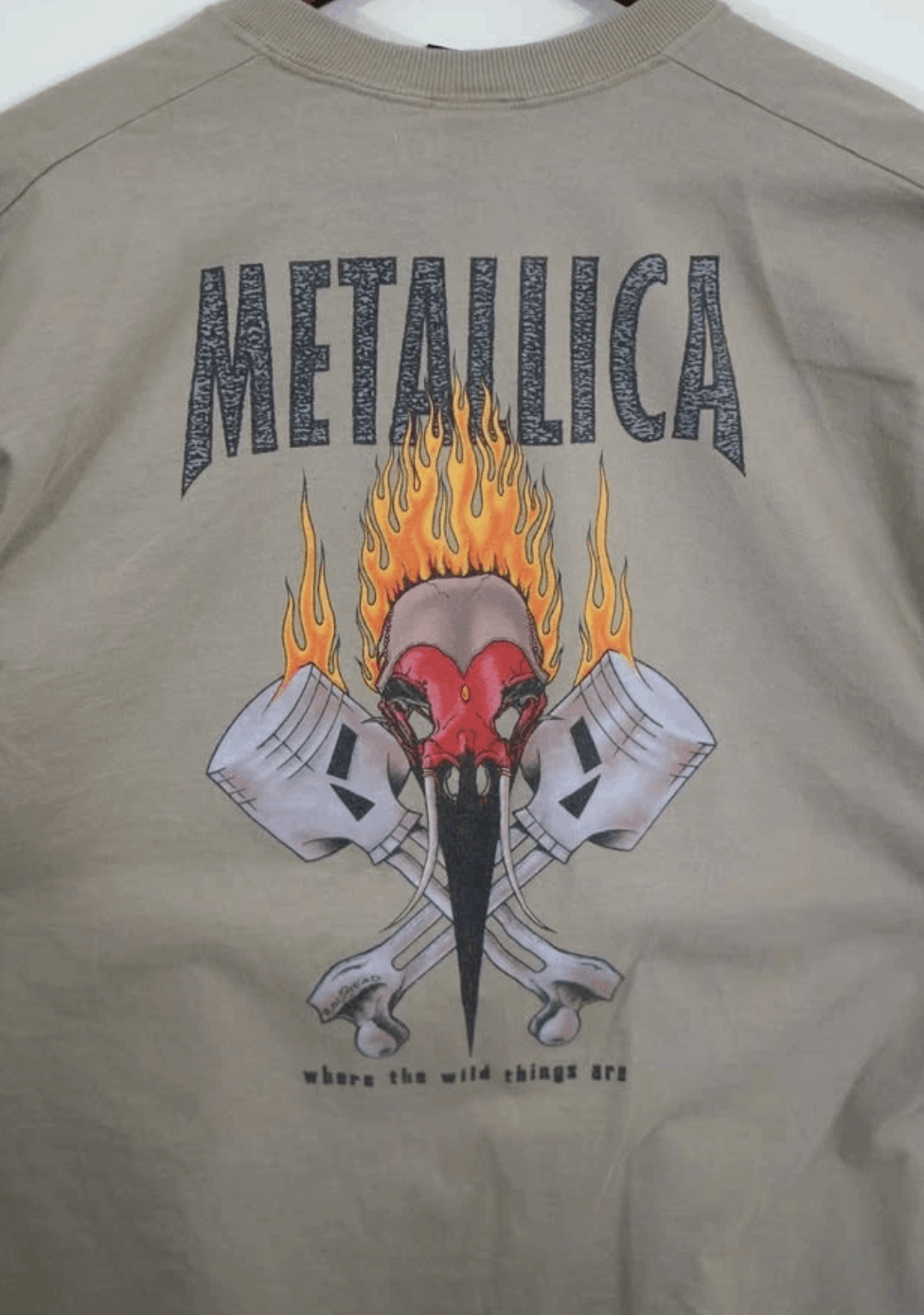Metallica Metallica Where the Wild Things Are Vintage T-Shirt (L) Size US L / EU 52-54 / 3 - 7 Thumbnail