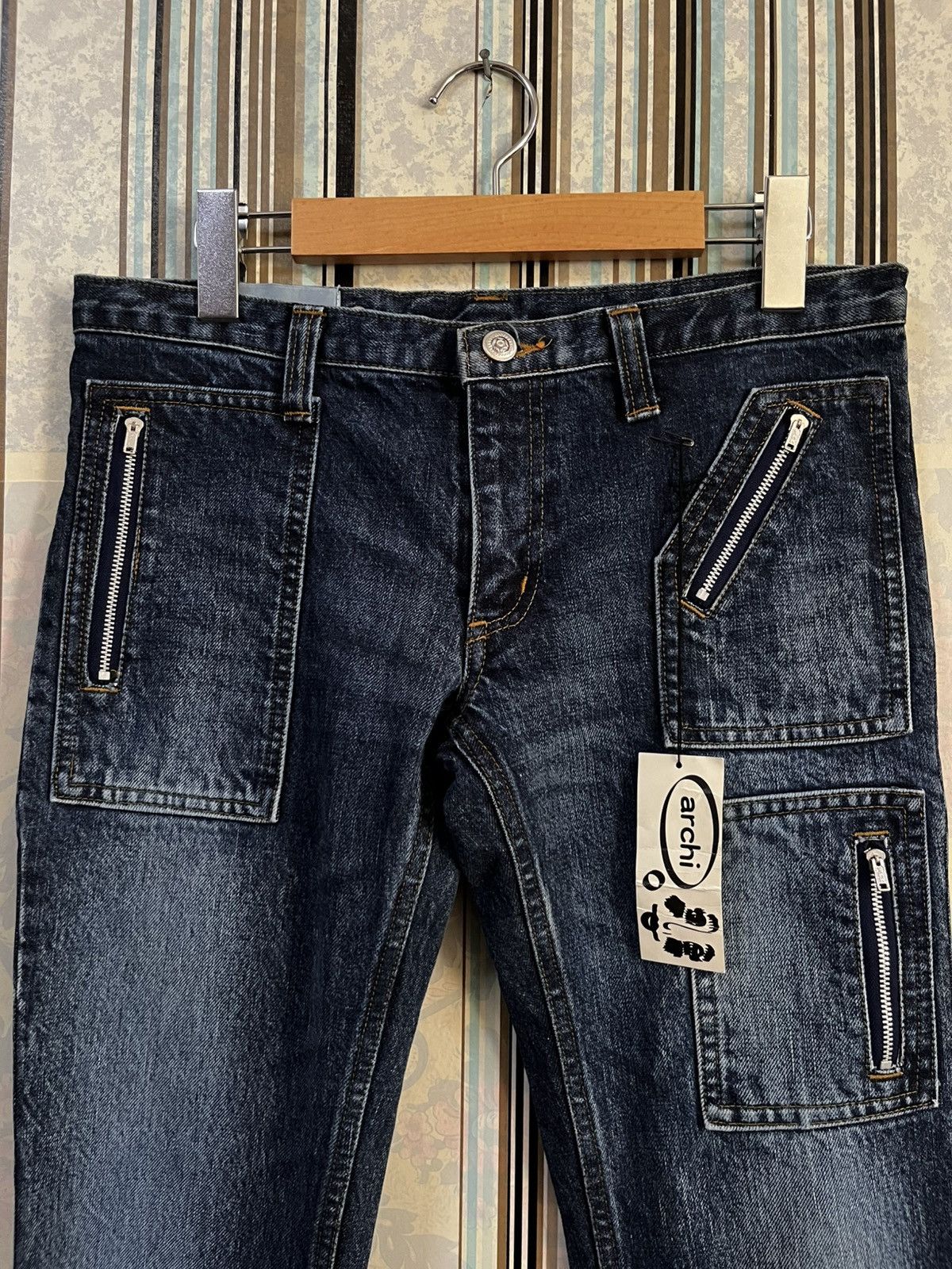 Japanese Brand 2000s ARCHI archive flared bush nwt #H5 Size 30" / US 8 / IT 44 - 1 Thumbnail