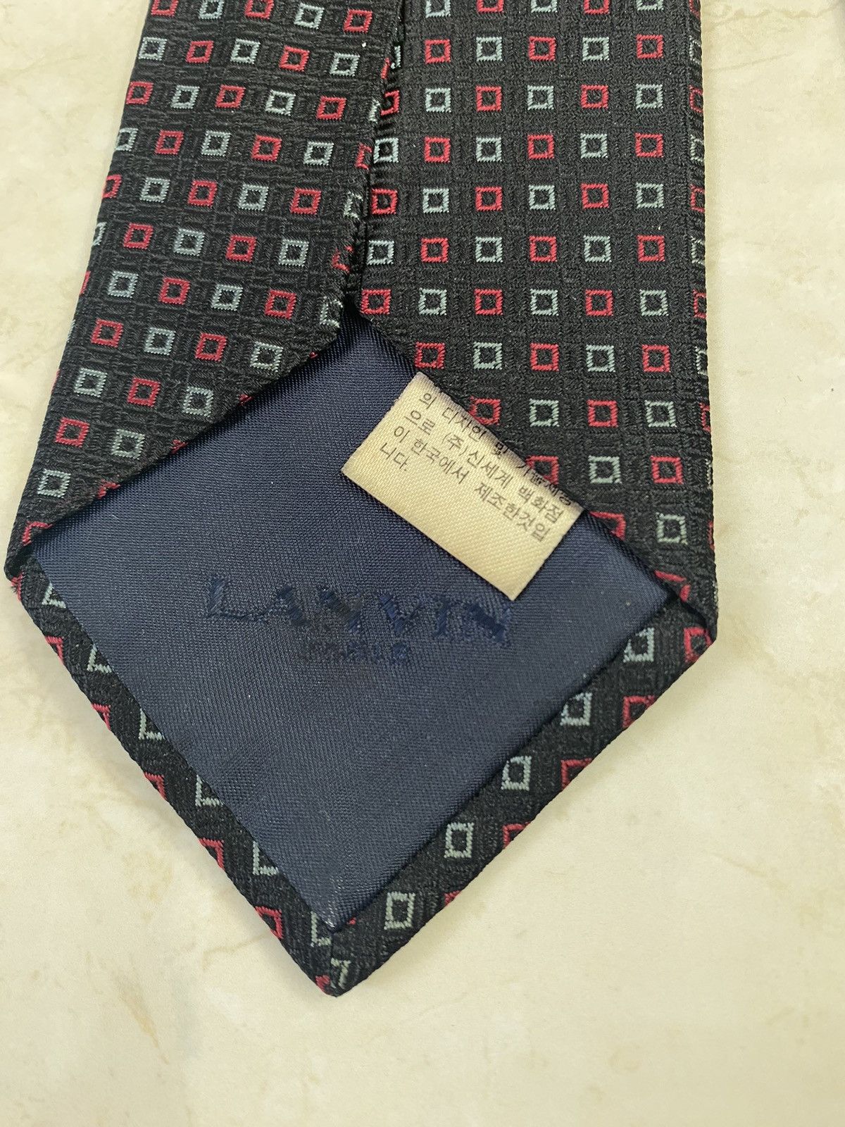 Lanvin × Vintage 💥VINTAGE LANVIN necktie silk tie Size ONE SIZE - 6 Thumbnail