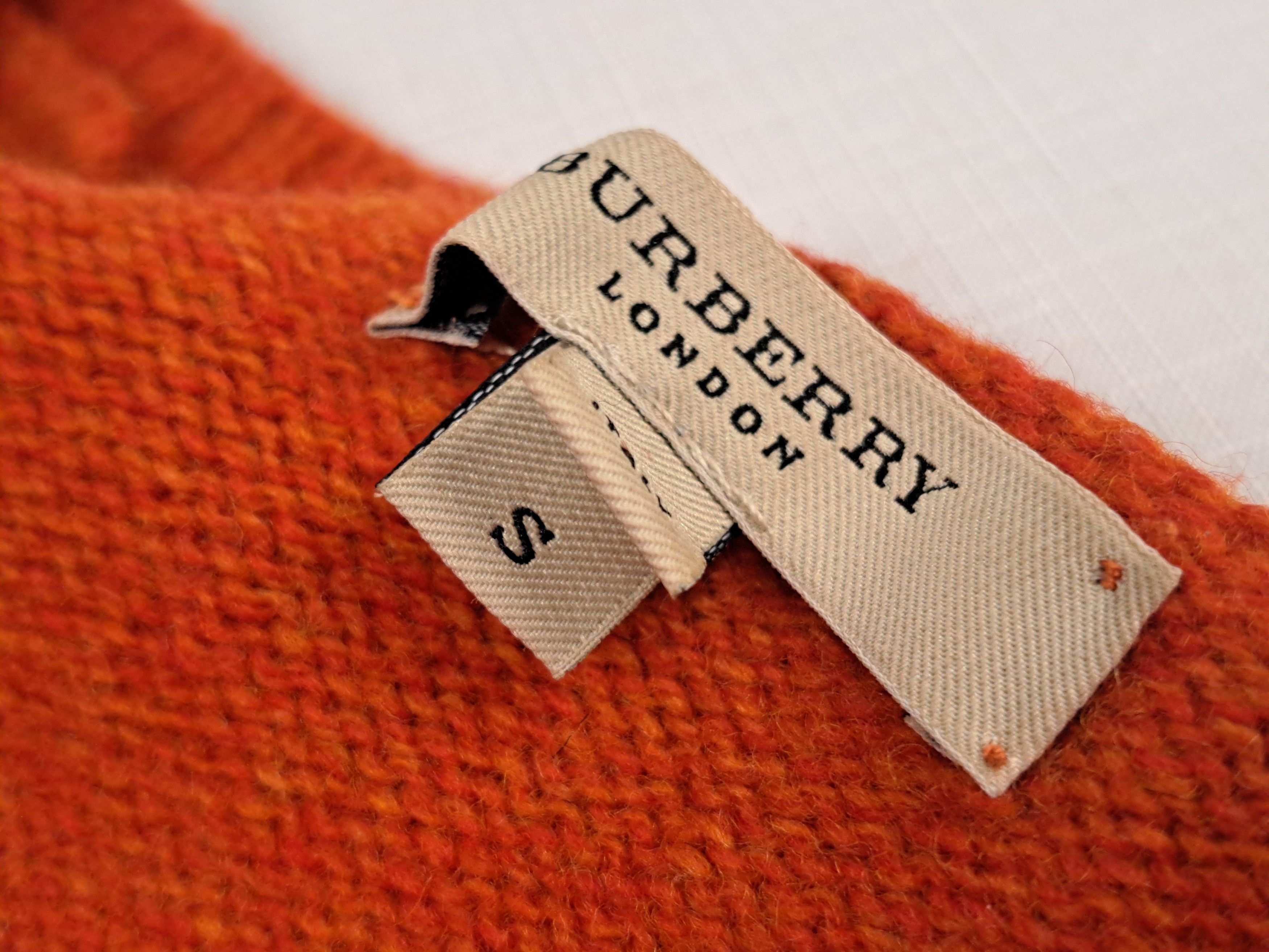 Burberry Vintage BURBERRY merino wool sweater. Made in Italy Size XS / US 0-2 / IT 36-38 - 7 Thumbnail