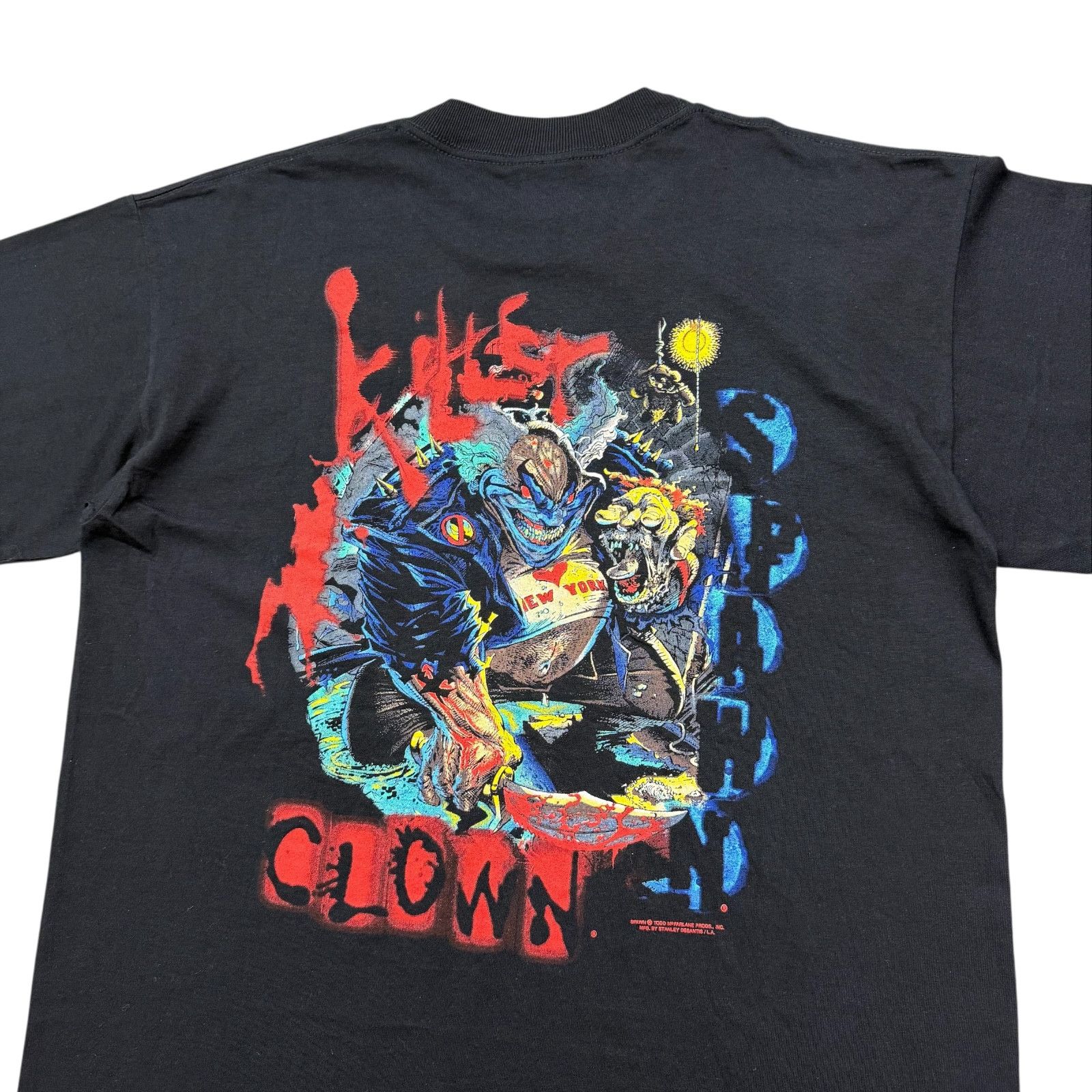 Vintage RARE 90s SPAWN THE VIOLATOR CLOWN STANLEY DESANTIS T-SHIRT Size US L / EU 52-54 / 3 - 4 Thumbnail