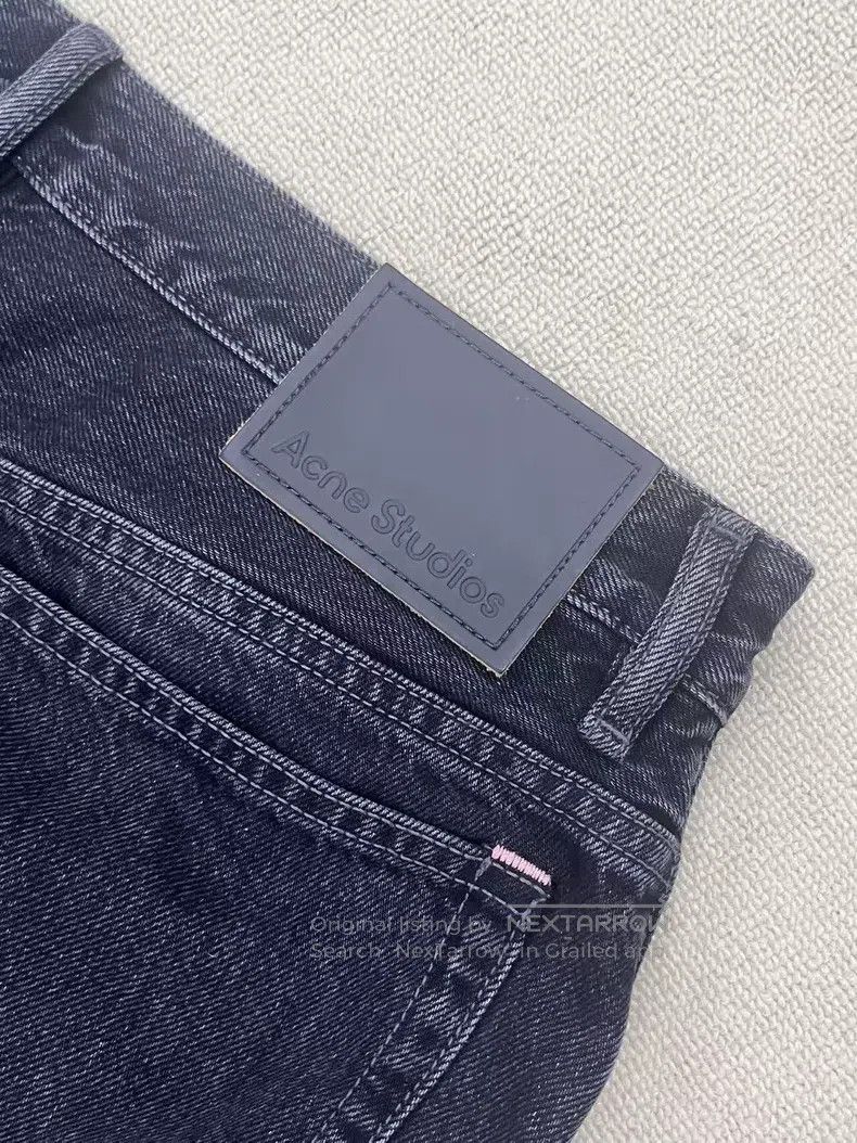Acne Studios Acne Studios Mid-Rise Button-Down Loose Wide-Leg Jeans Size US 32 / EU 48 - 3 Thumbnail
