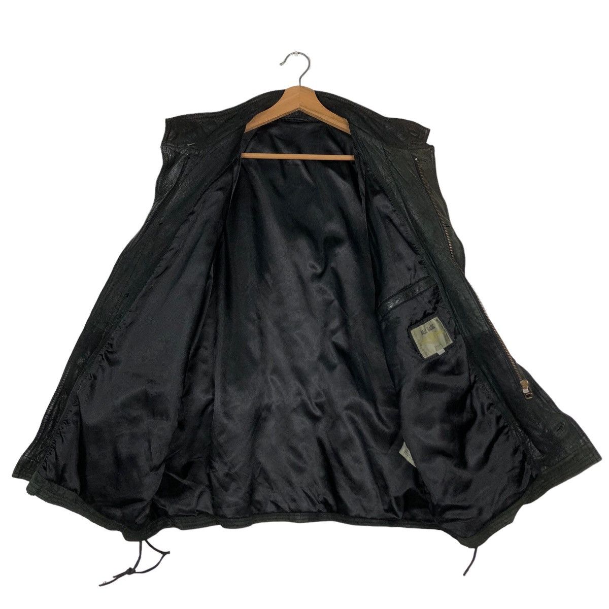 Issey Miyake 🔥Vintage Genuine Biker Leather Jacket Ball Basic Japan Size US M / EU 48-50 / 2 - 13 Thumbnail
