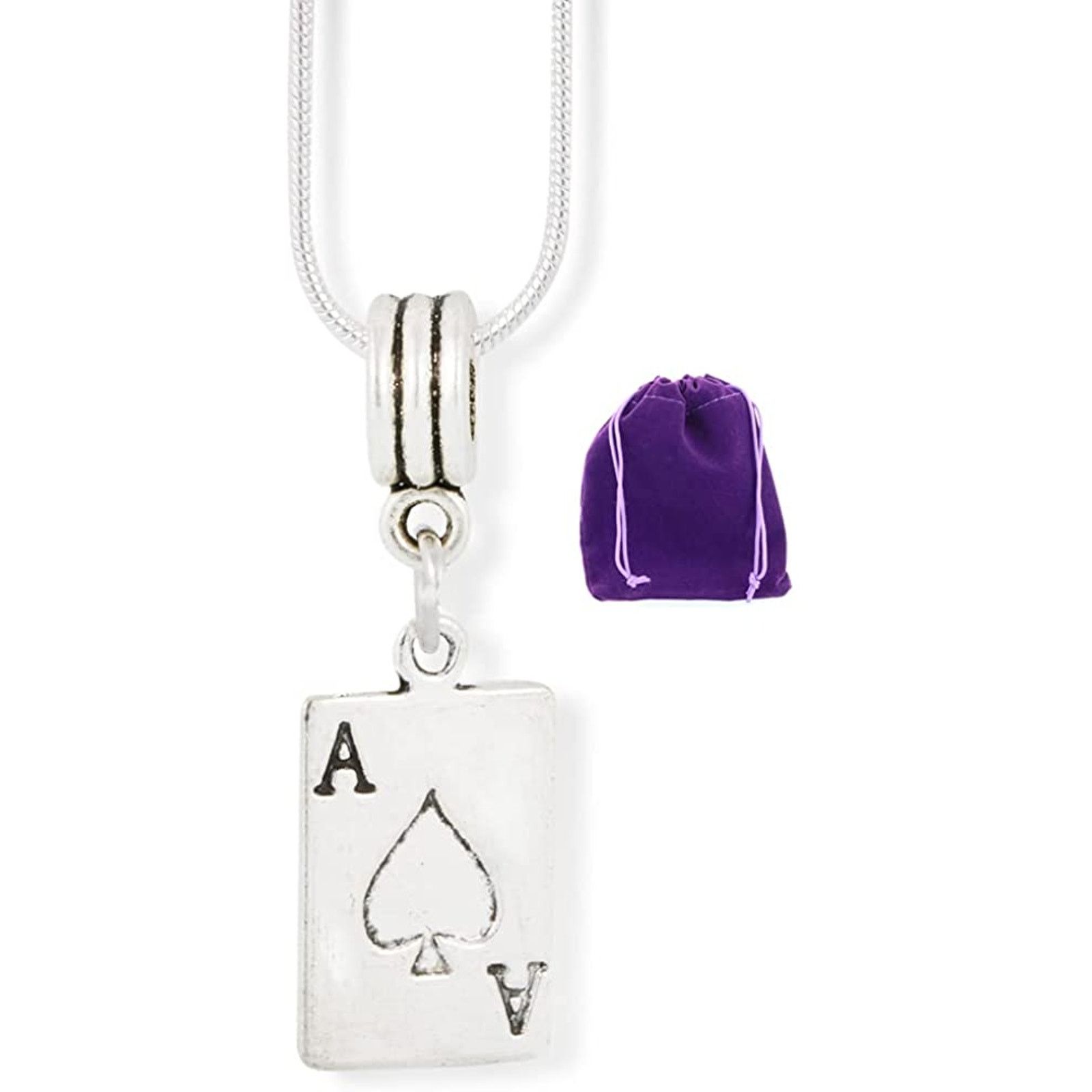 & Other Stories Ace of Spades Necklace Pendant Gift Playing Card Jewelry Size ONE SIZE - 1 Thumbnail