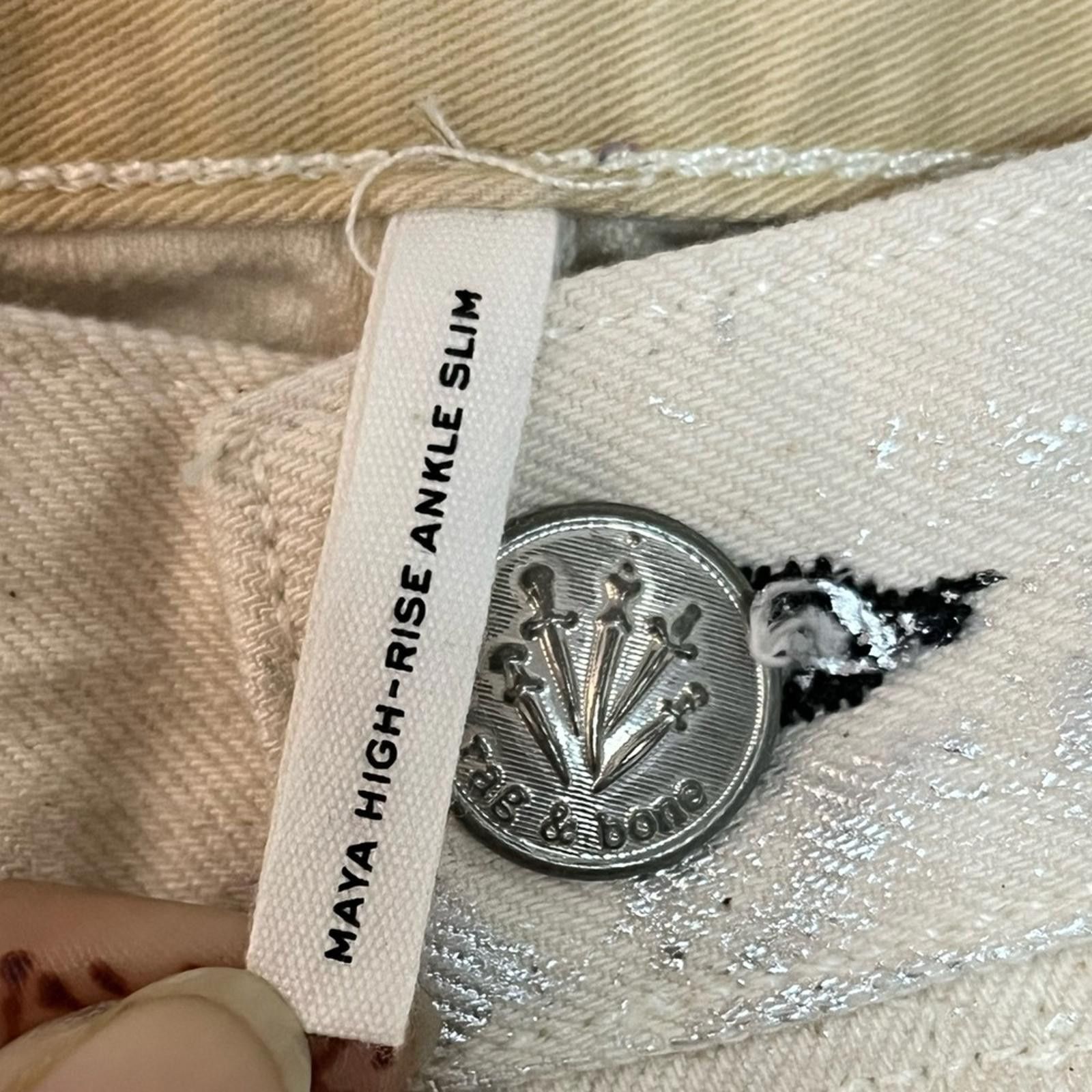Rag & Bone Rag & Bone Maya High-Rise Ankle Slim Jeans - 31 Size 31" - 12 Thumbnail