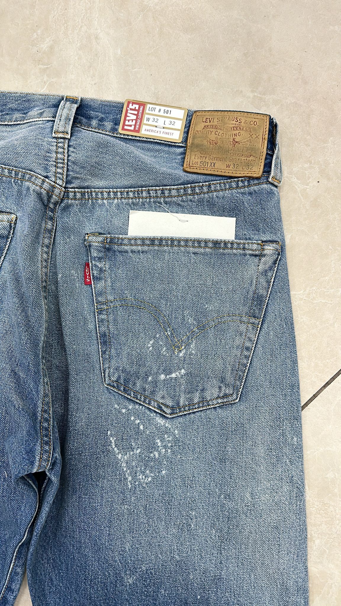 Levi's Vintage Clothing LVC Levi's Vintage Clothing 1947 501XX BigE Selvedge Jeans Size US 32 / EU 48 - 4 Thumbnail
