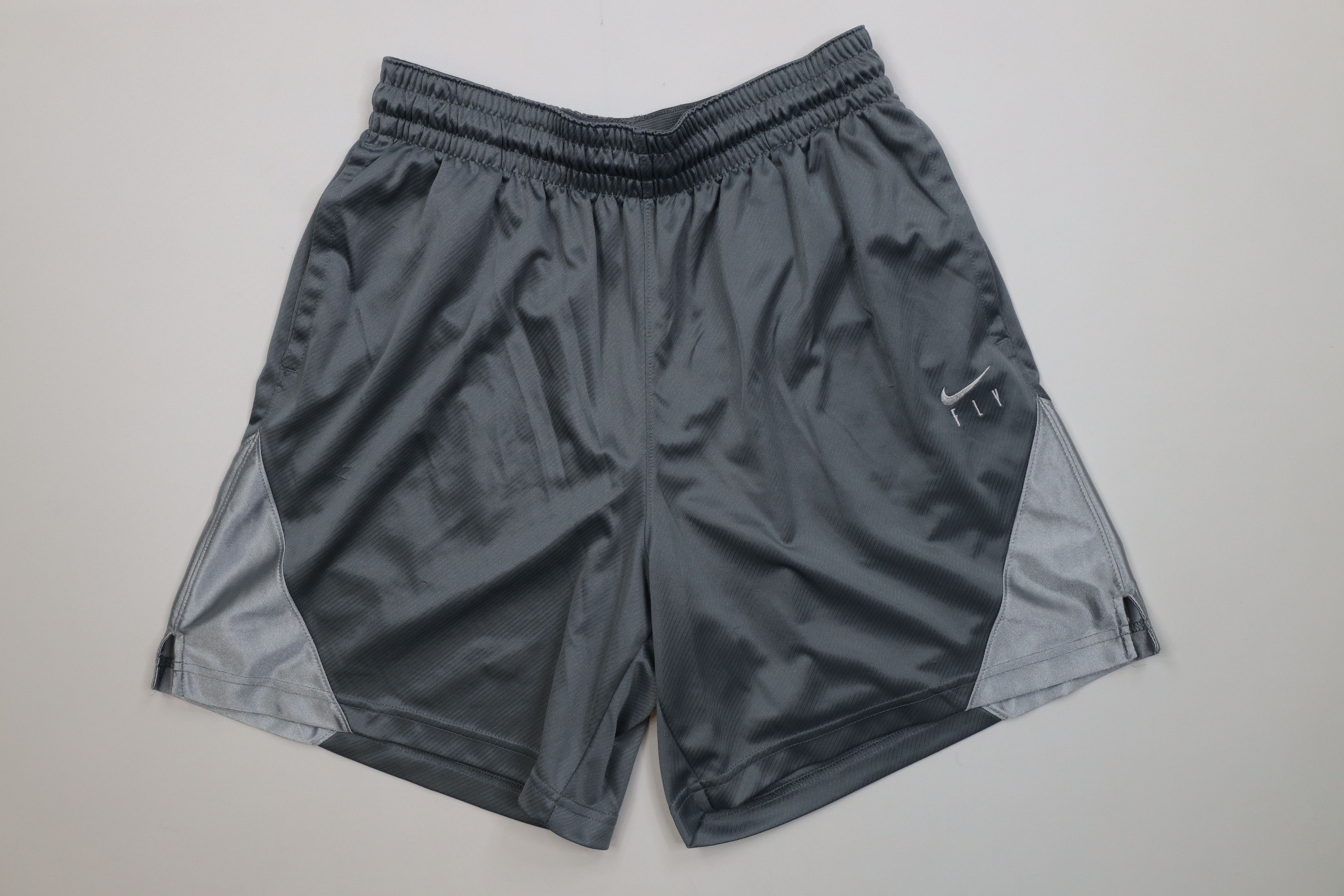 Nike Vintage Y2K Nike Fly Travis Scott Mini Swoosh Shorts Silver Size 26" / US 2 / IT 38 - 1 Thumbnail
