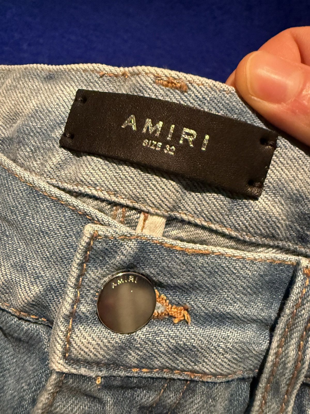 Amiri AMIRI Carpenter Jeans Size 32 DSWT Made in USA Retail $1100 Size US 32 / EU 48 - 9 Thumbnail